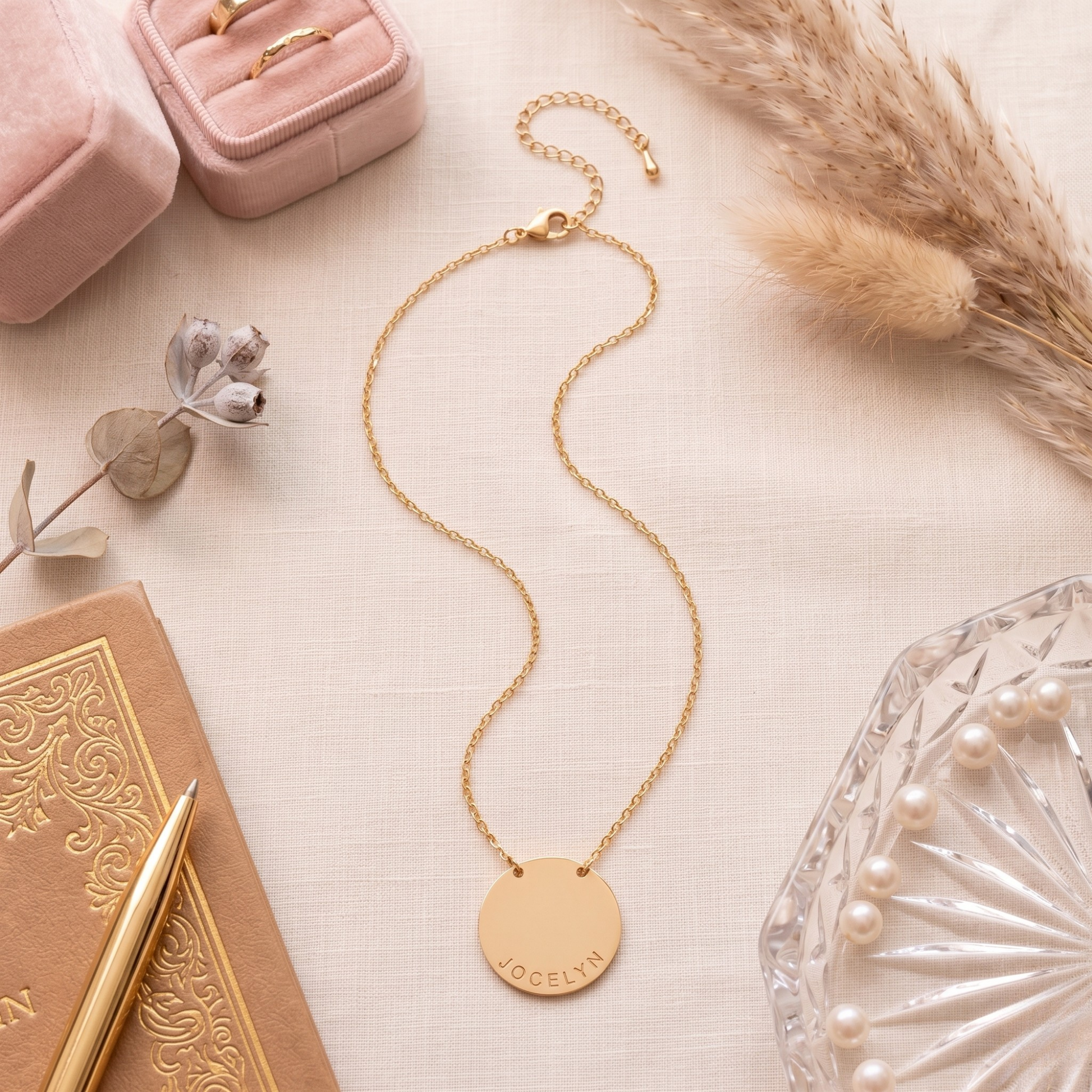 Aerin Disc Necklace