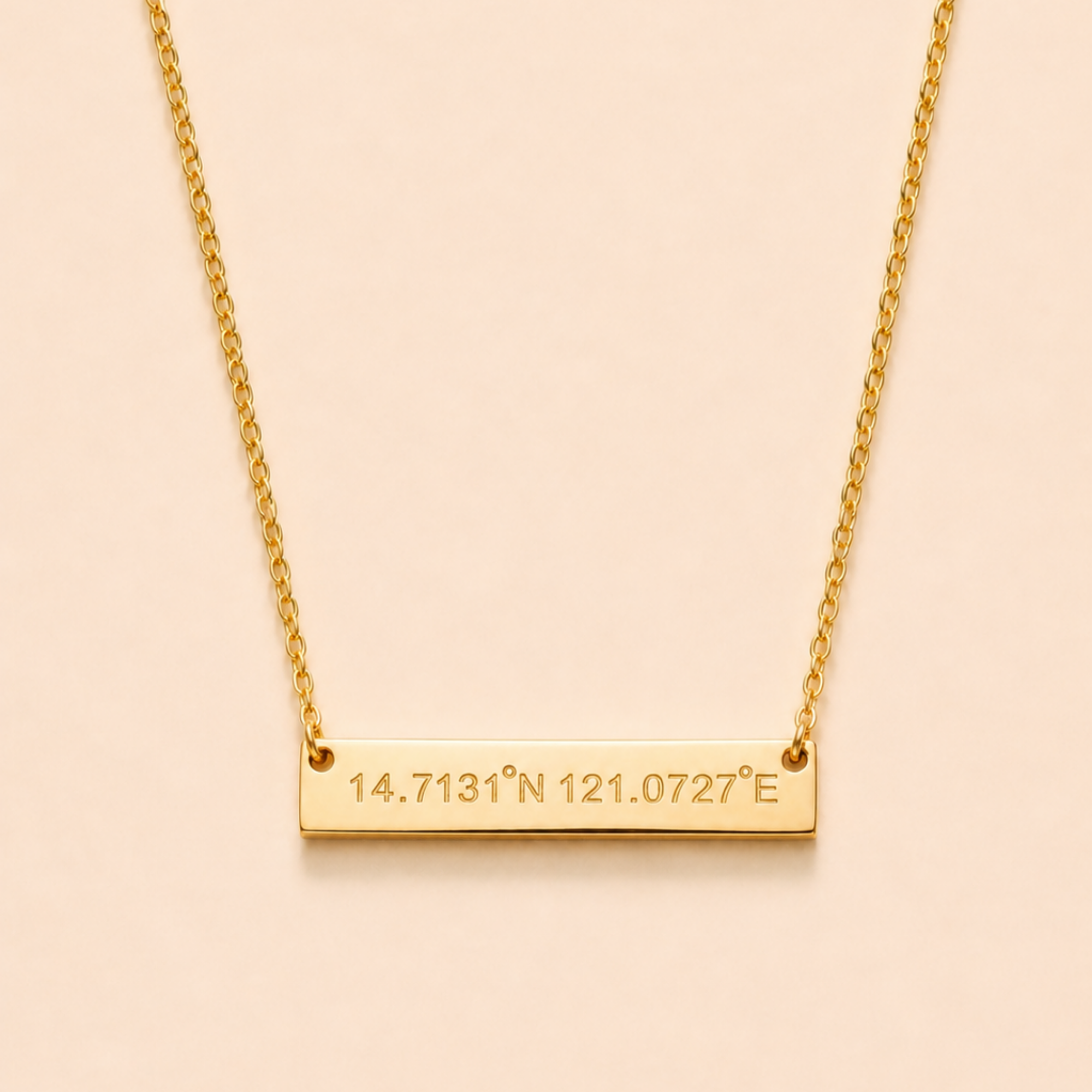 Mia Coordinates Bar Necklace
