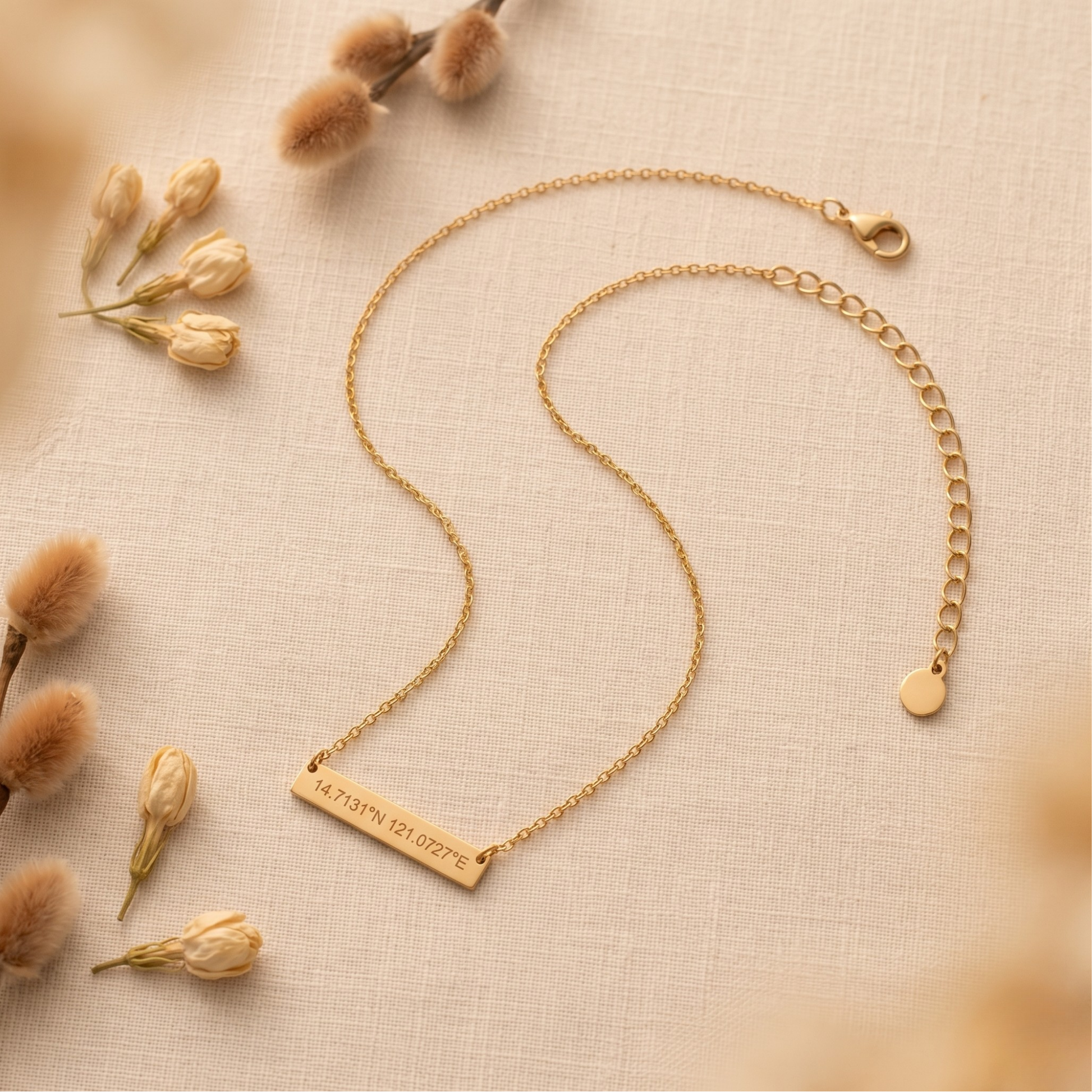 Mia Coordinates Bar Necklace