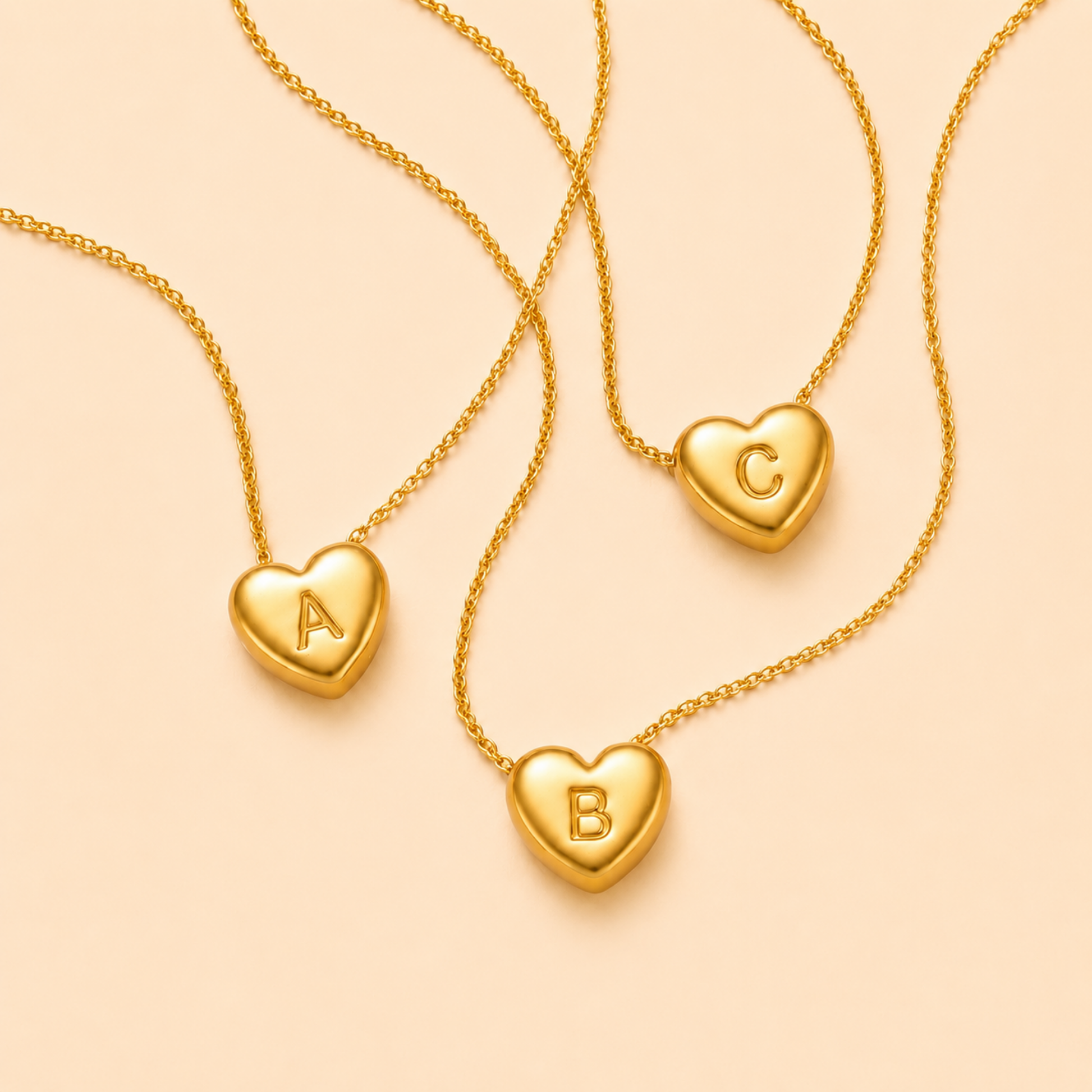 Mon Coeur Initial Necklace