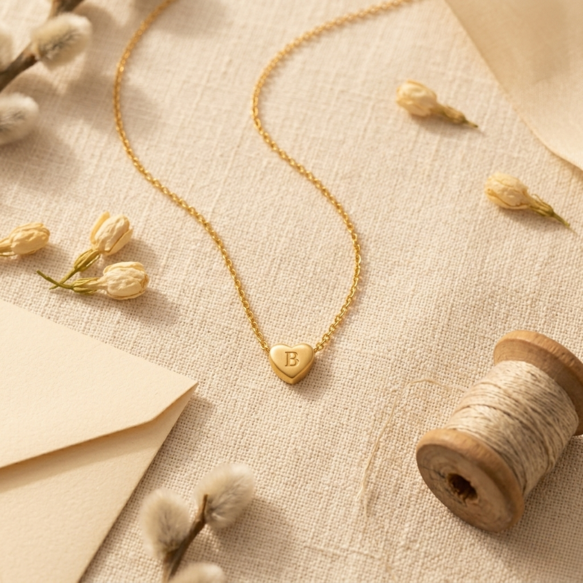 Mon Coeur Initial Necklace