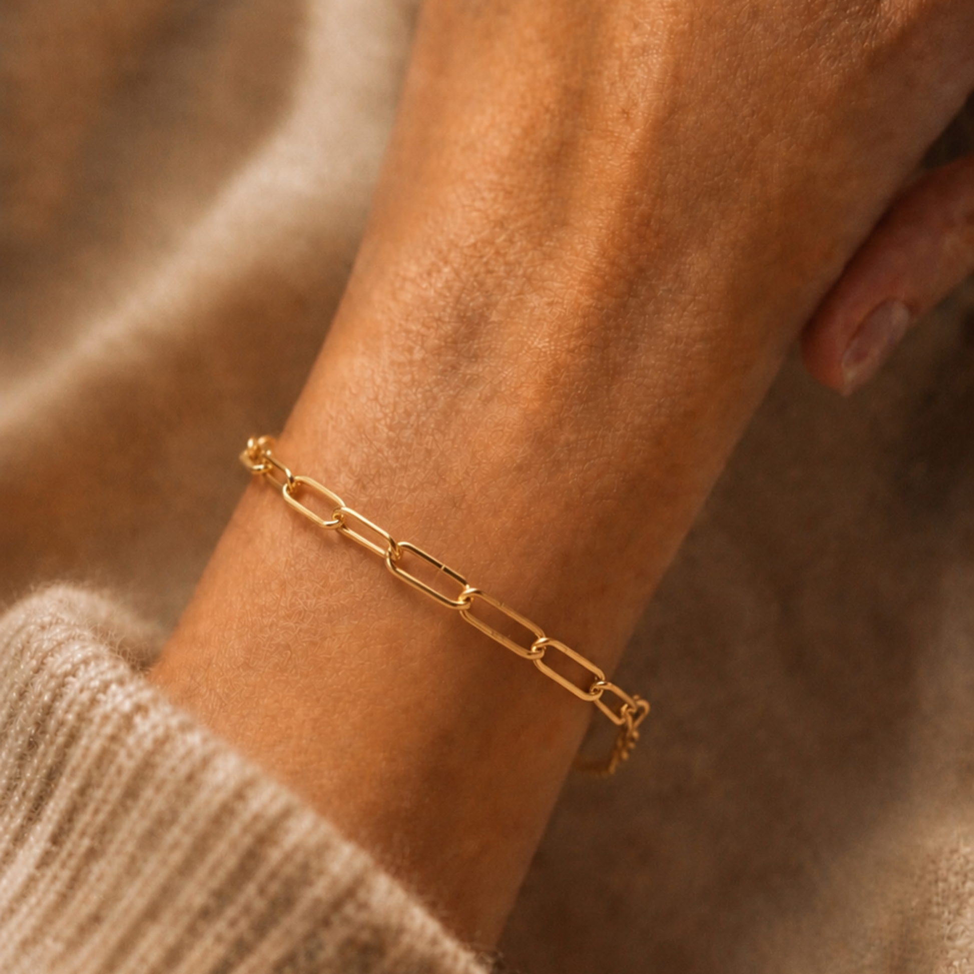 Eleonore Paper Clip Bracelet
