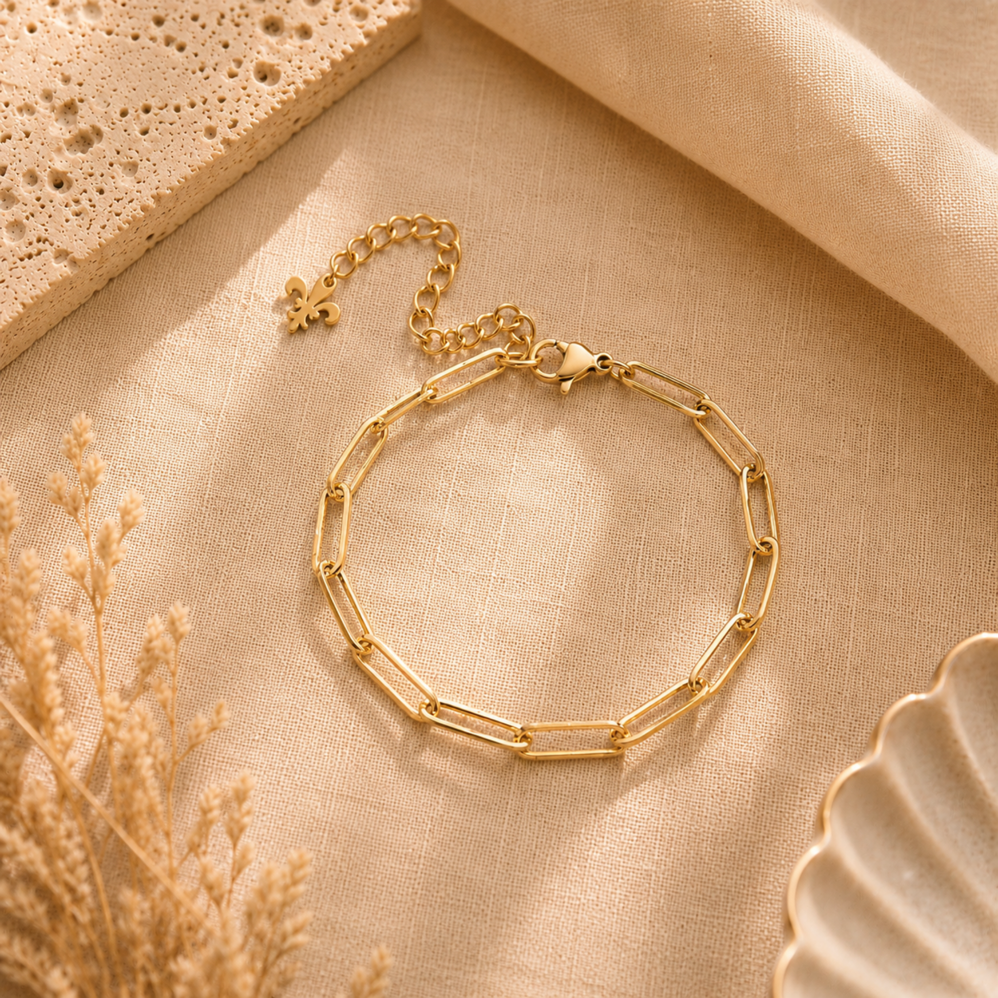 Eleonore Paper Clip Bracelet