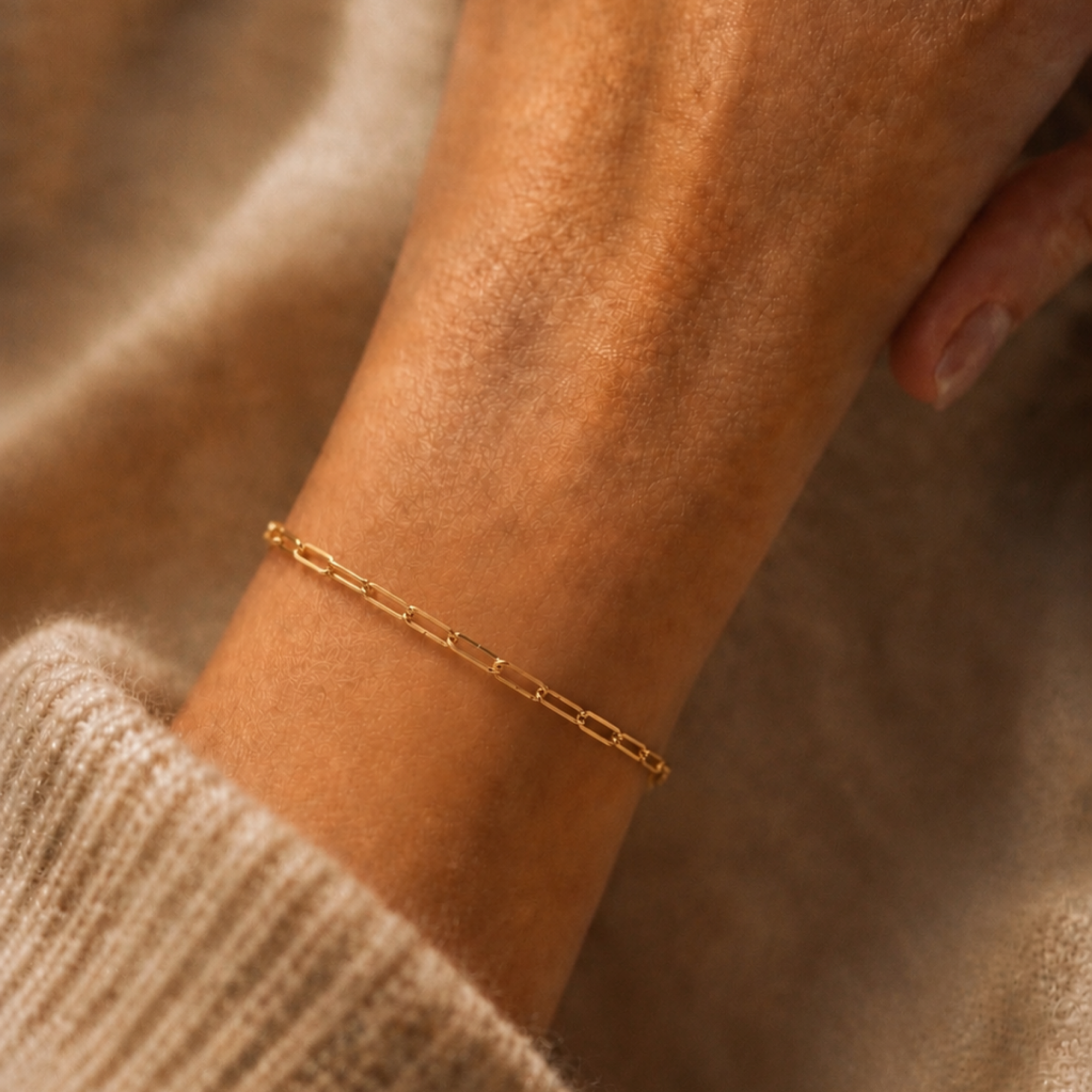 Louise Paper Clip Bracelet