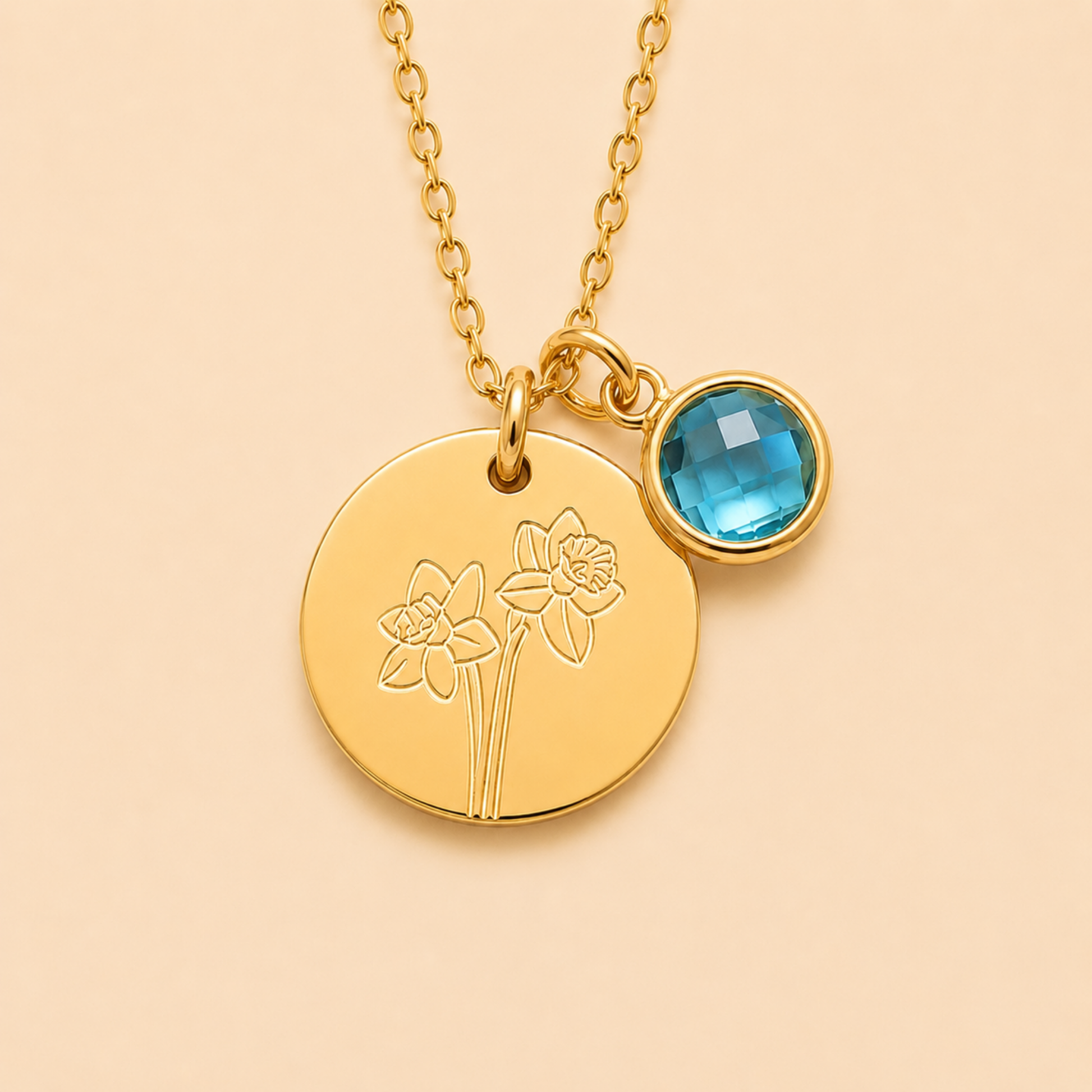 Belle Fleur Birthstone Necklace