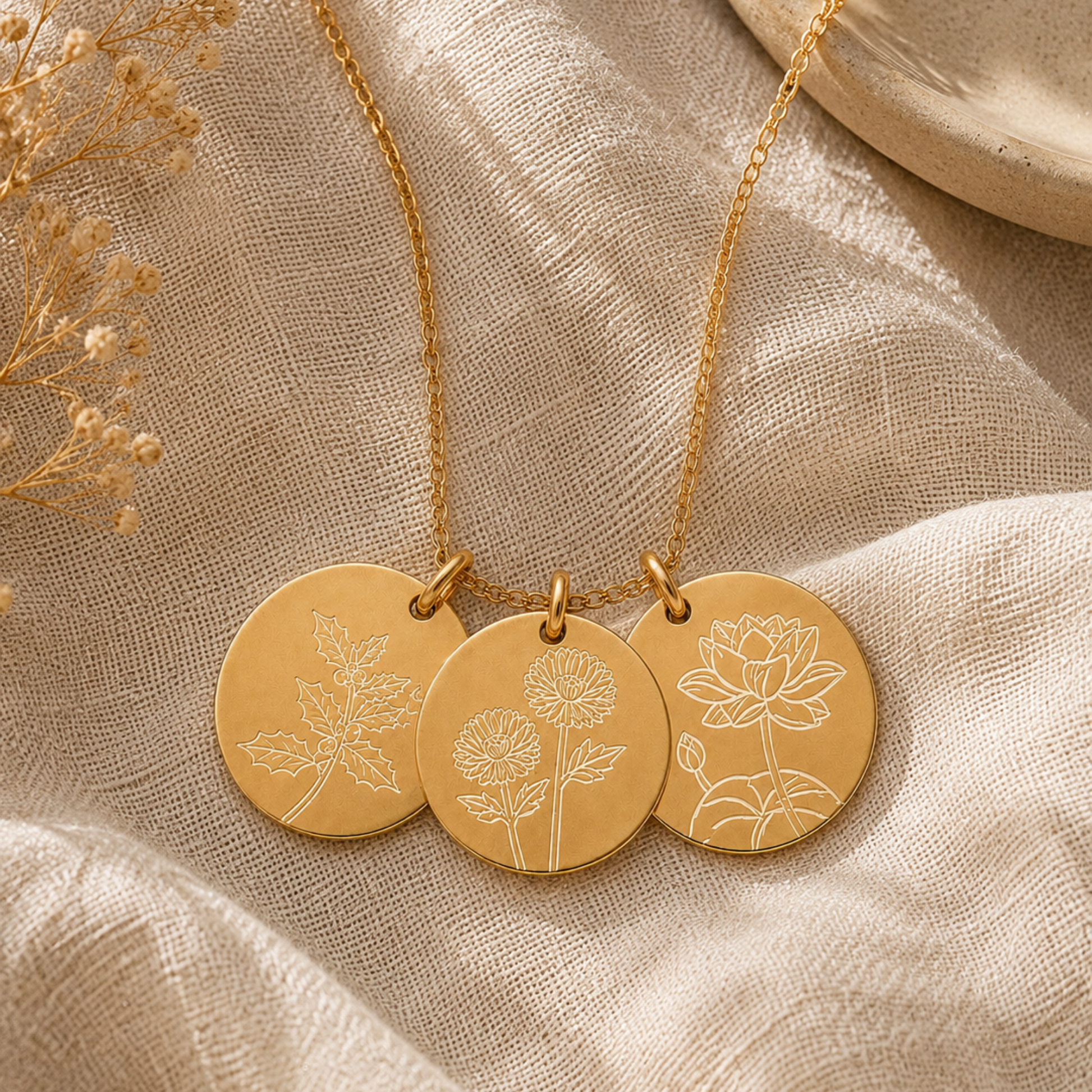 Ma Fleur Trois Necklace