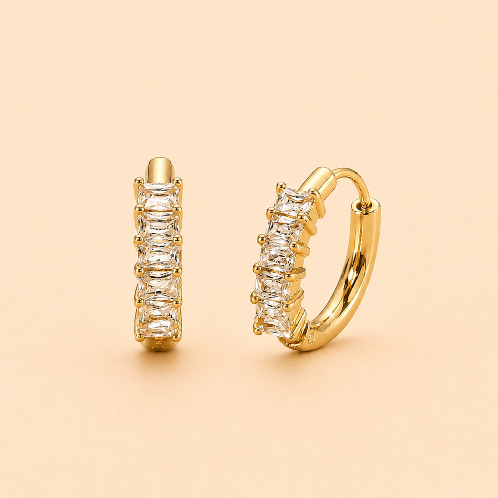 Félicité Diamond Huggie Earrings