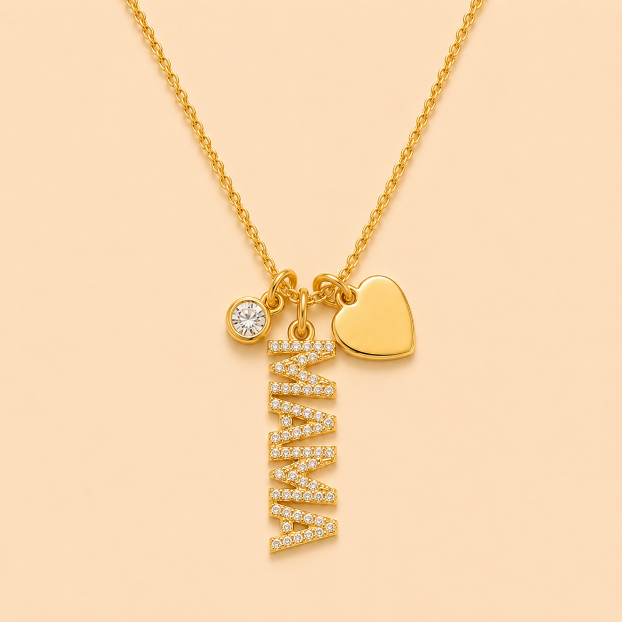 Maman Pavé Necklace
