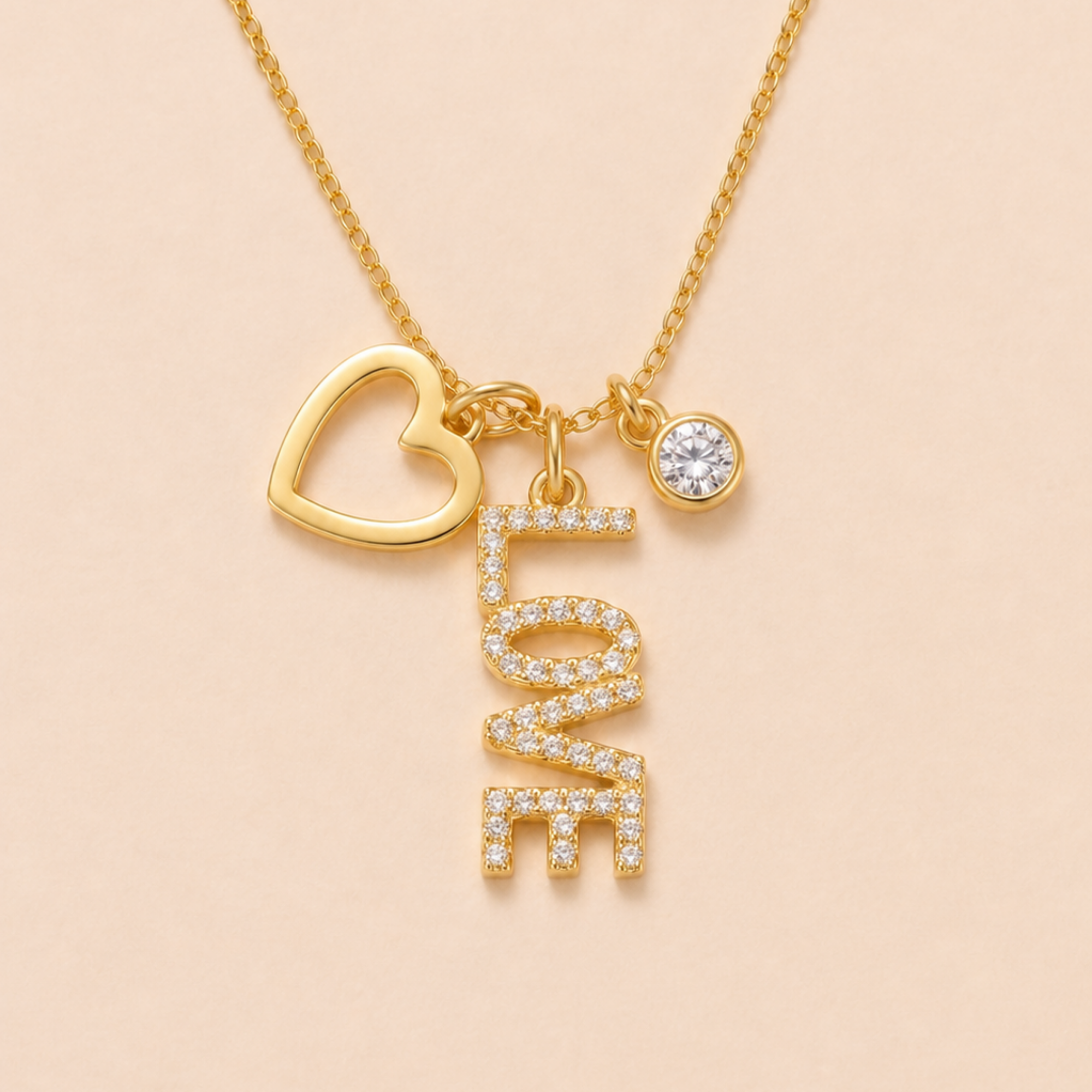 Amour Pave Necklace