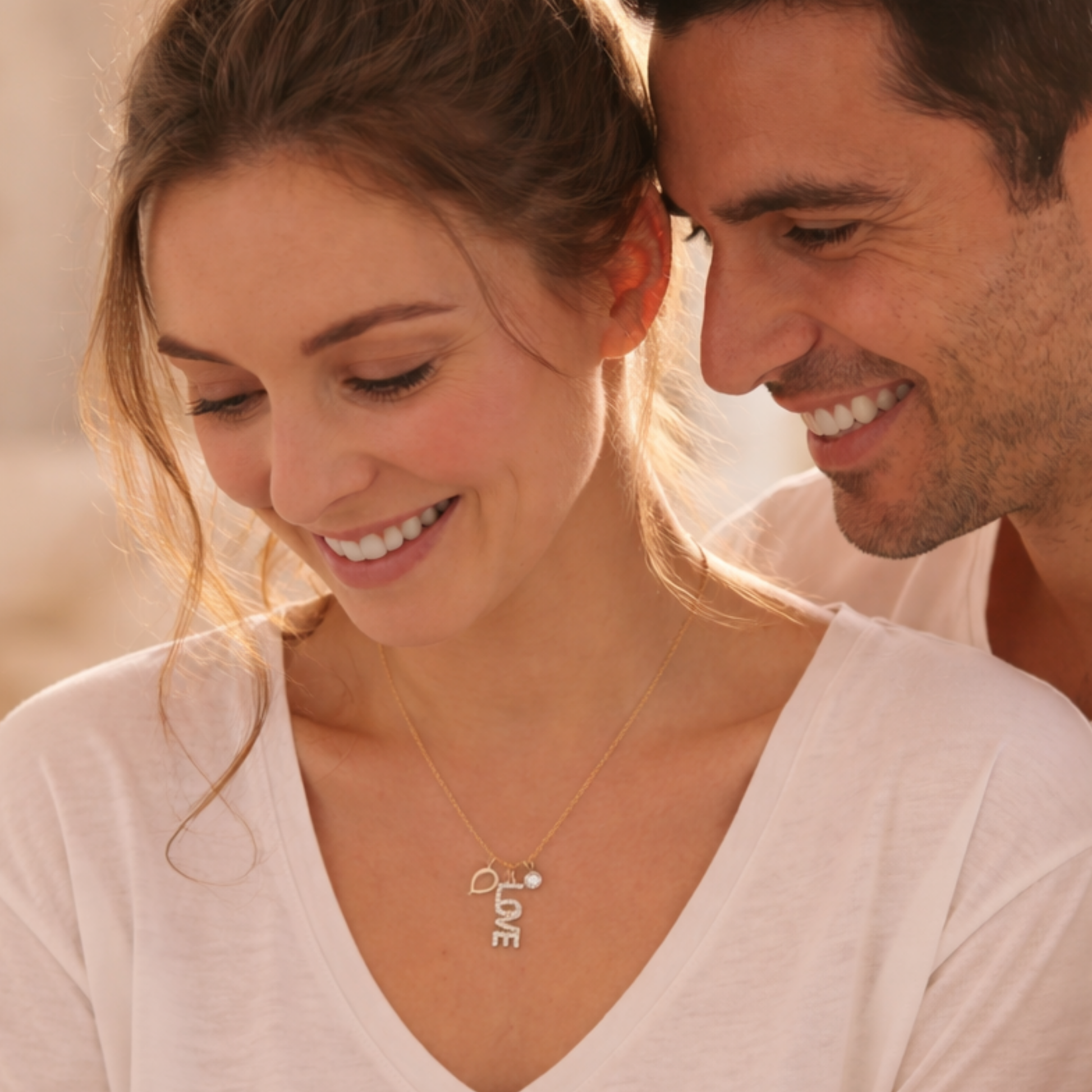 Amour Pave Necklace