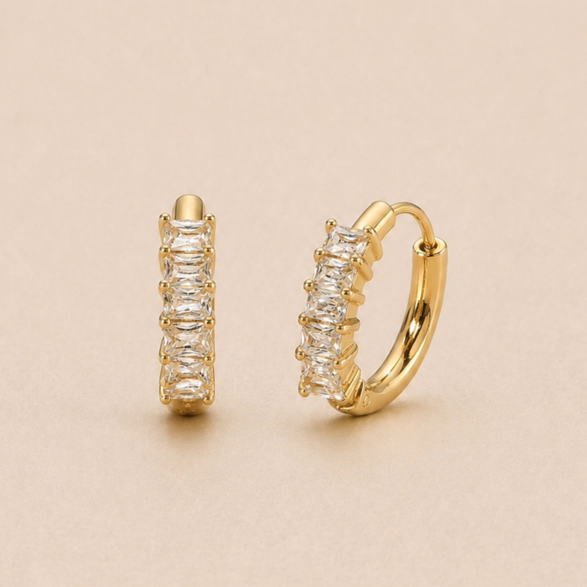 Félicité Diamond Huggie Earrings