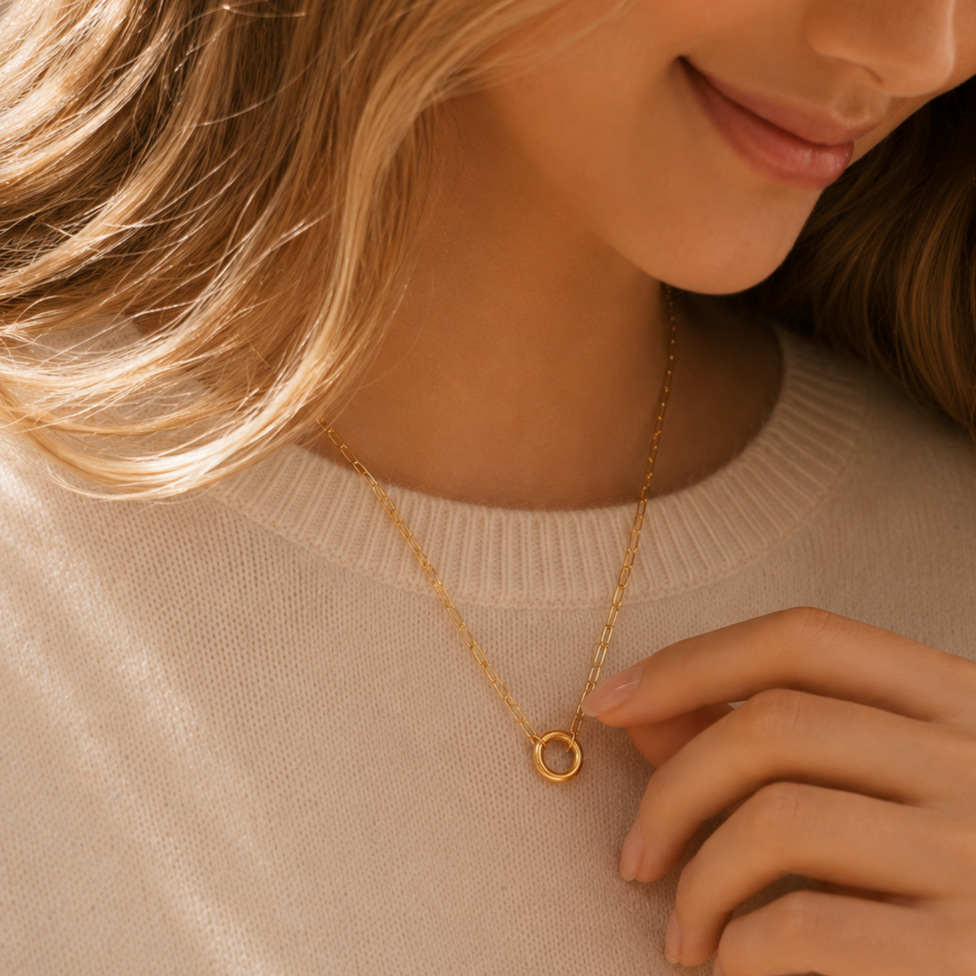 Louise Paperclip Necklace