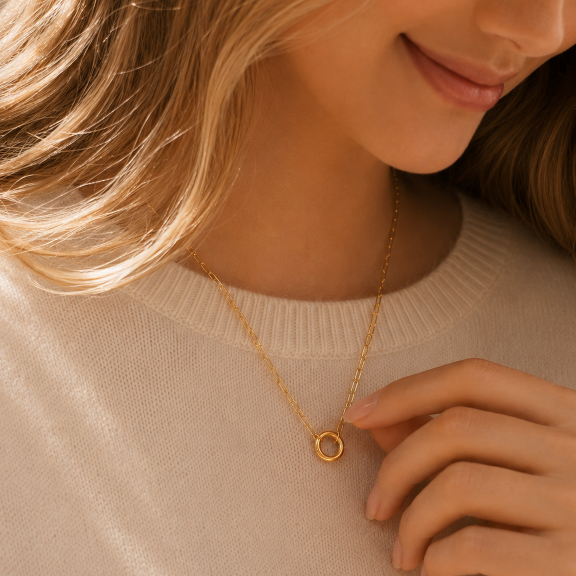 Louise Paperclip Necklace