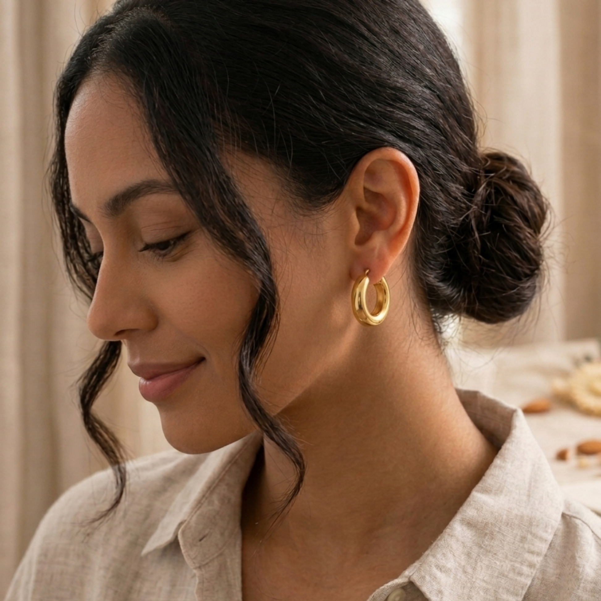 Constance Huggie Earrings