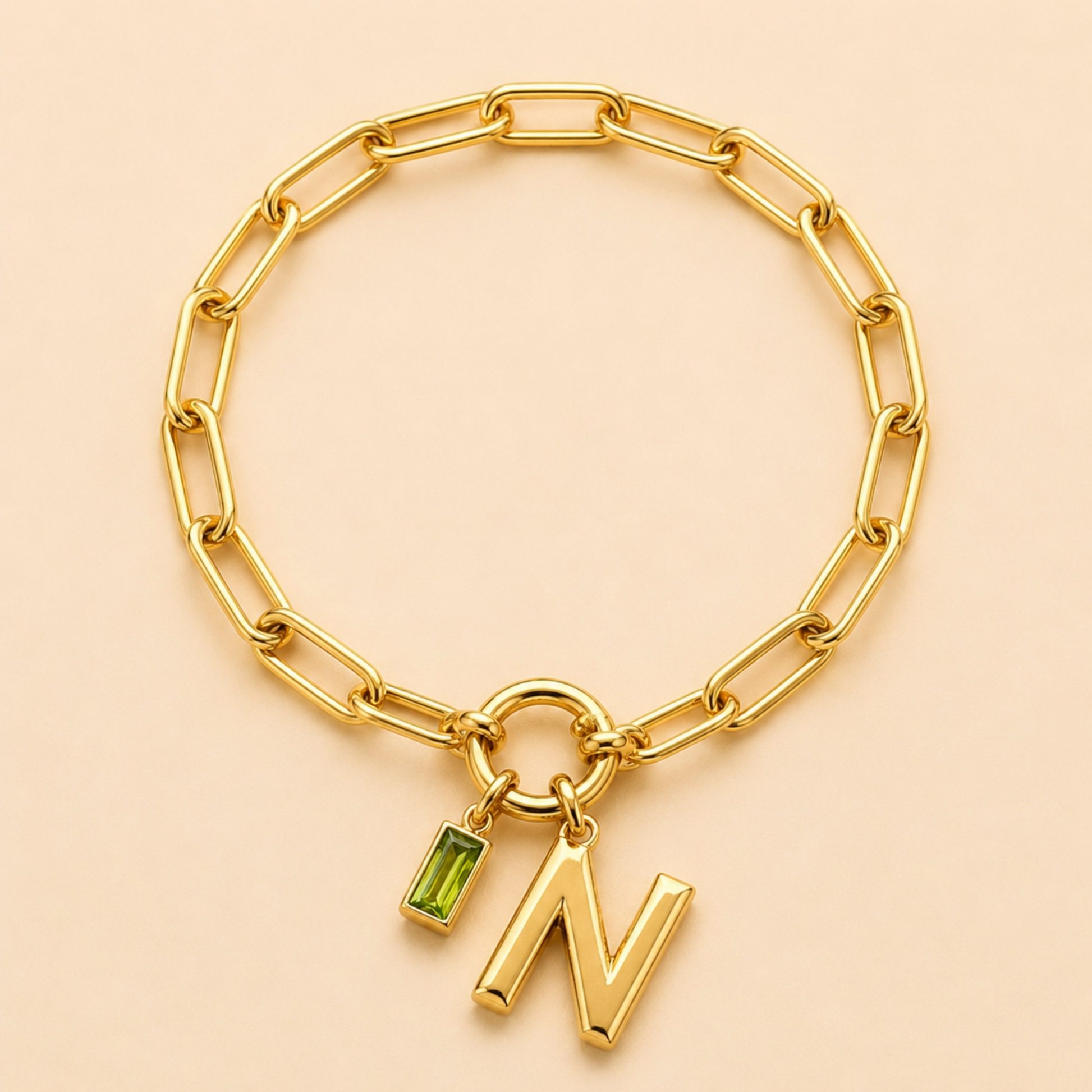 Aura Initial Bracelet