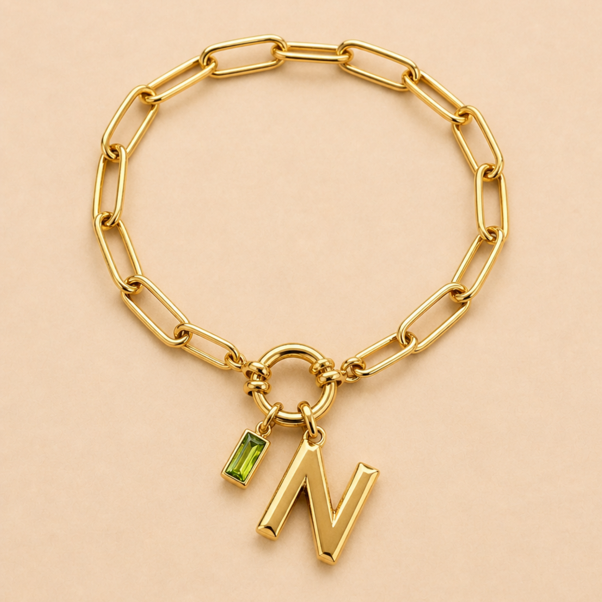 Aura Initial Bracelet