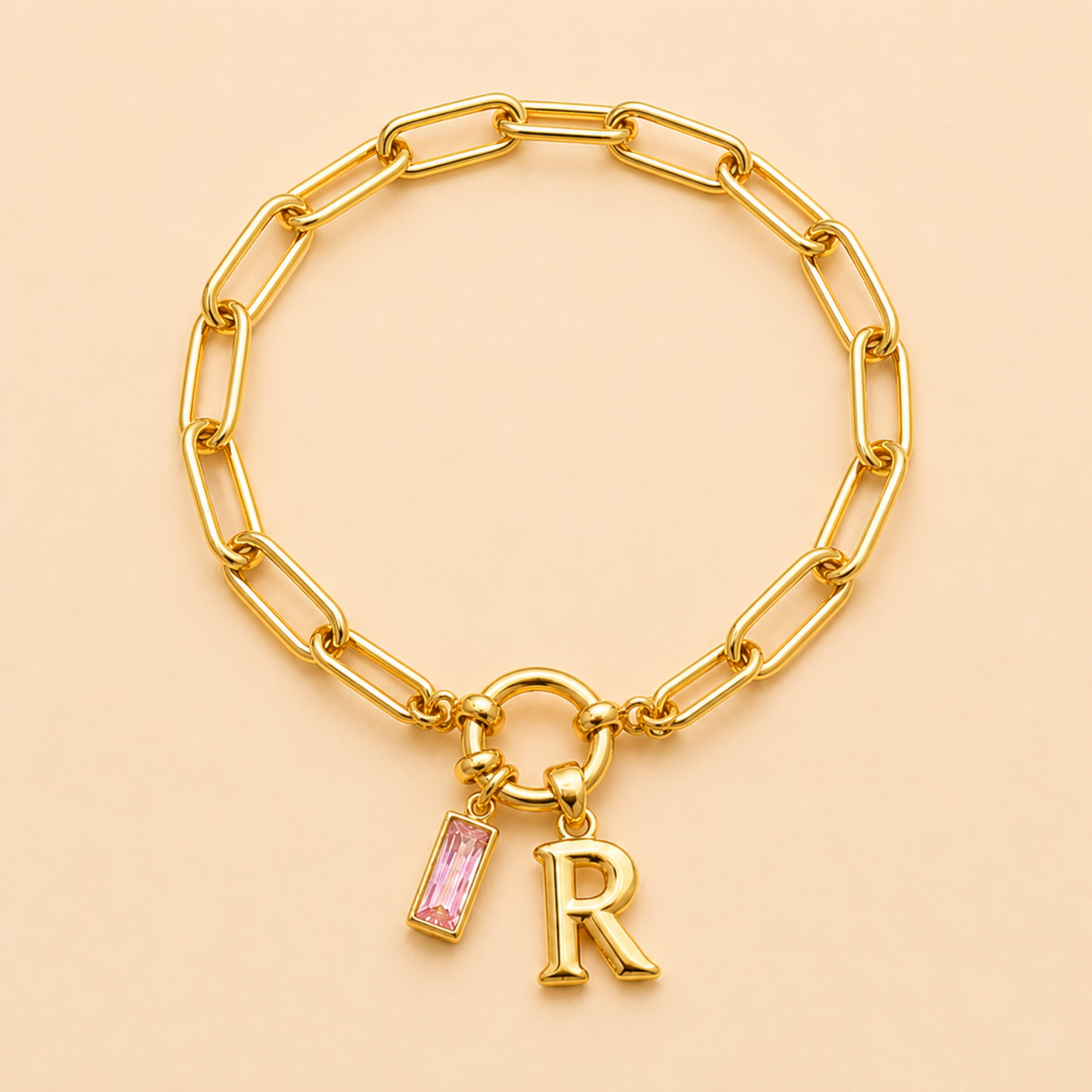 Aura Initial Bracelet