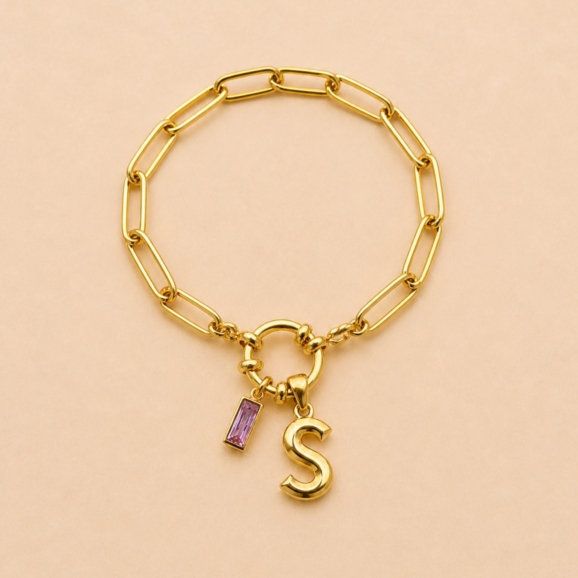 Aura Initial Bracelet