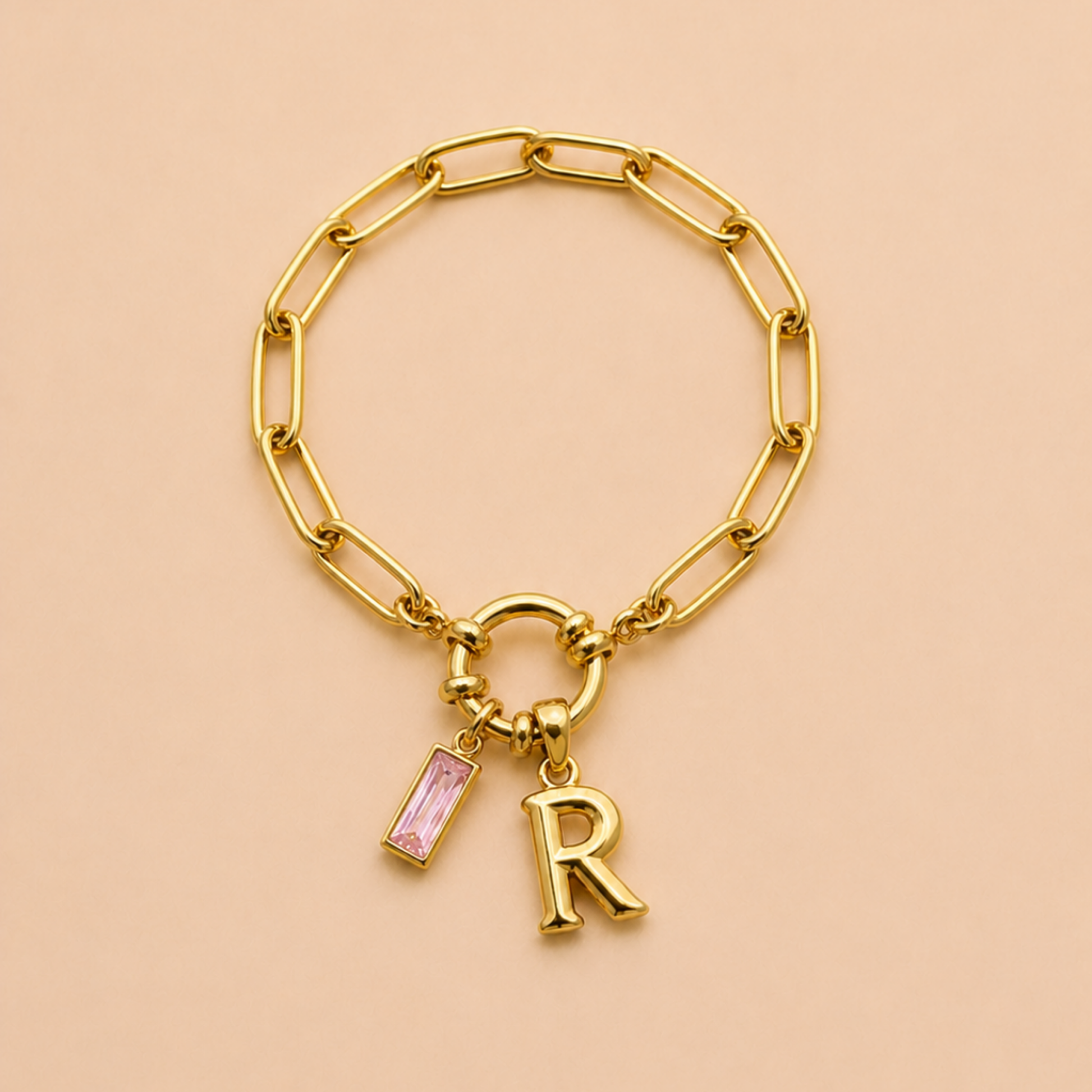 Aura Initial Bracelet