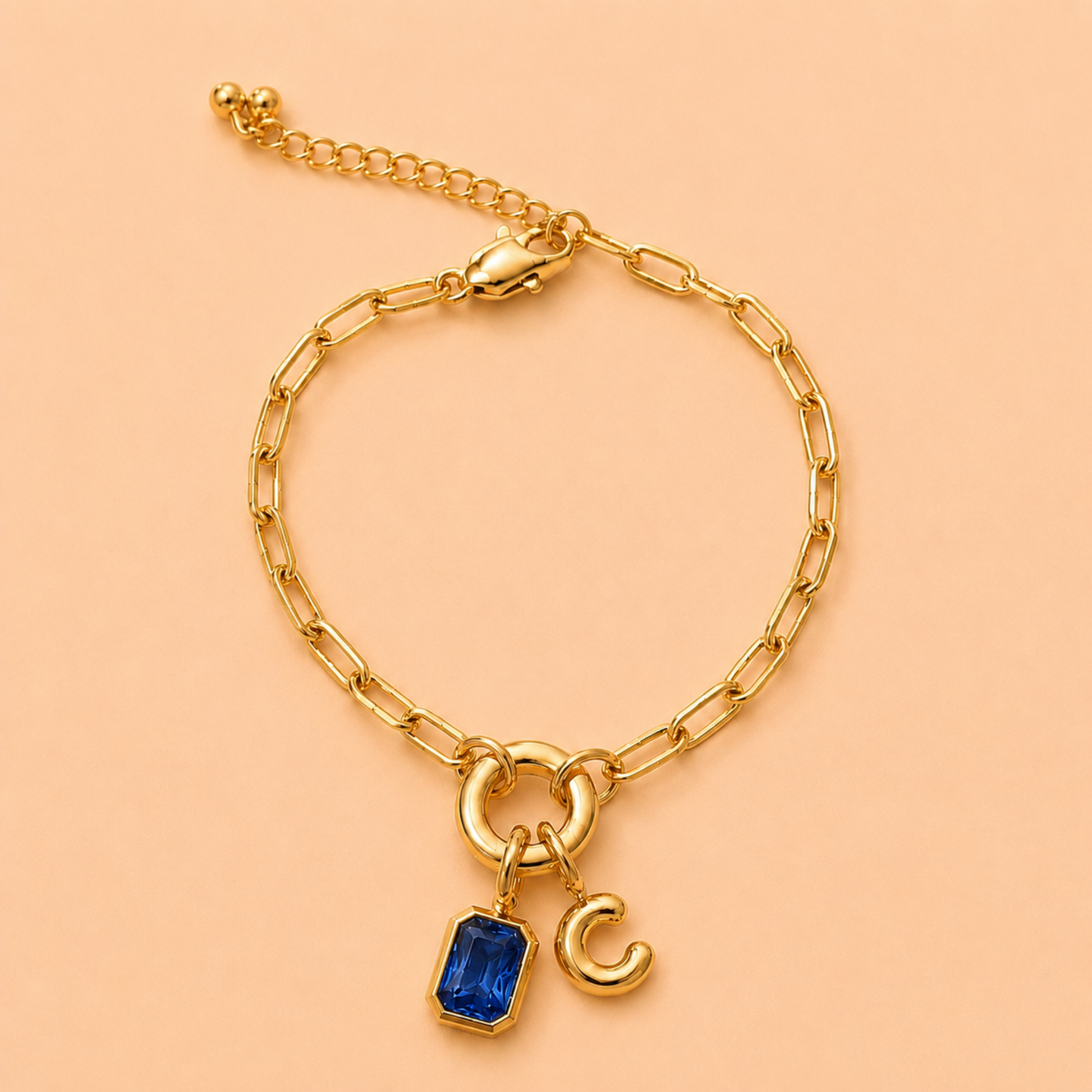 Séraphine Initial Bracelet