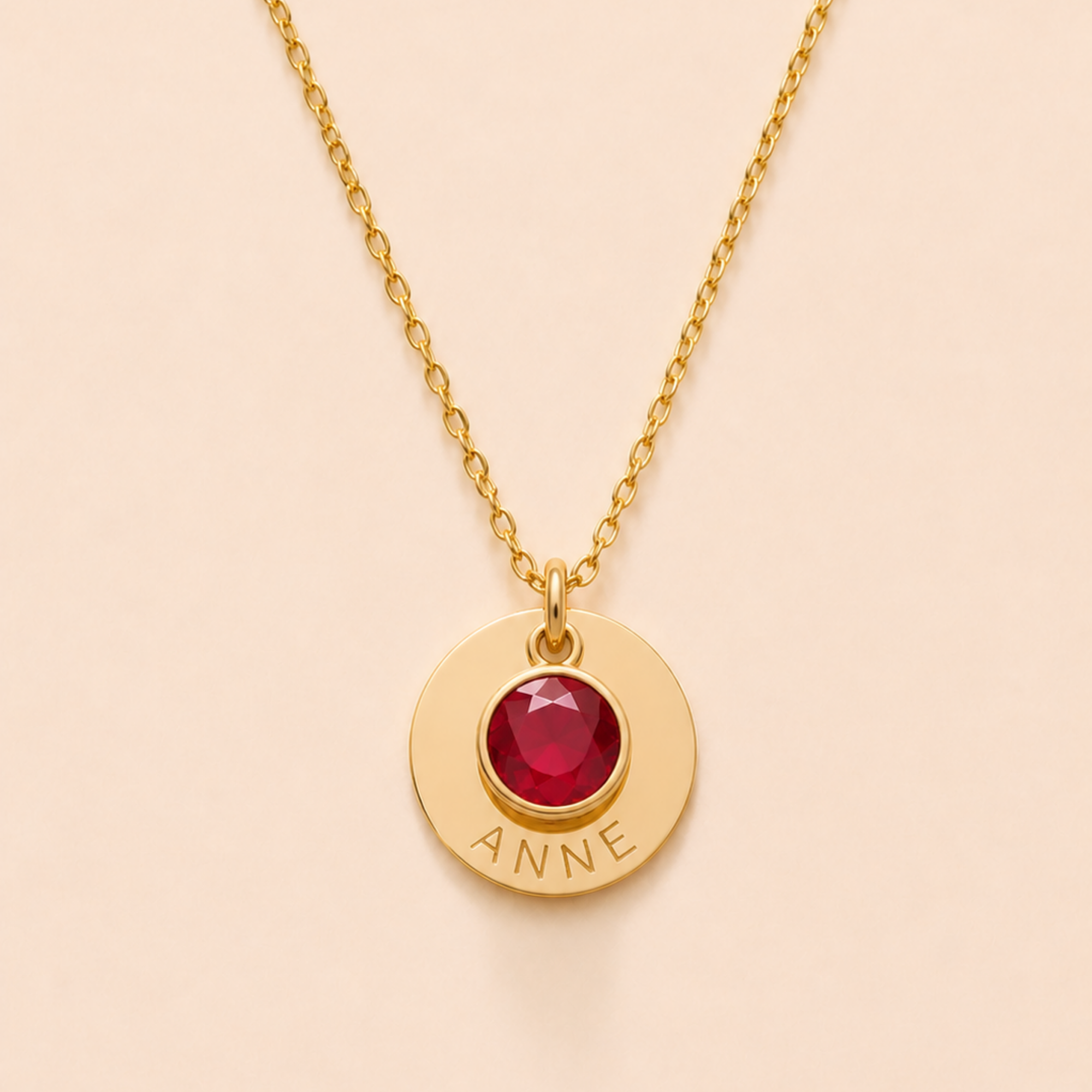 Aveline Birthstone Necklace