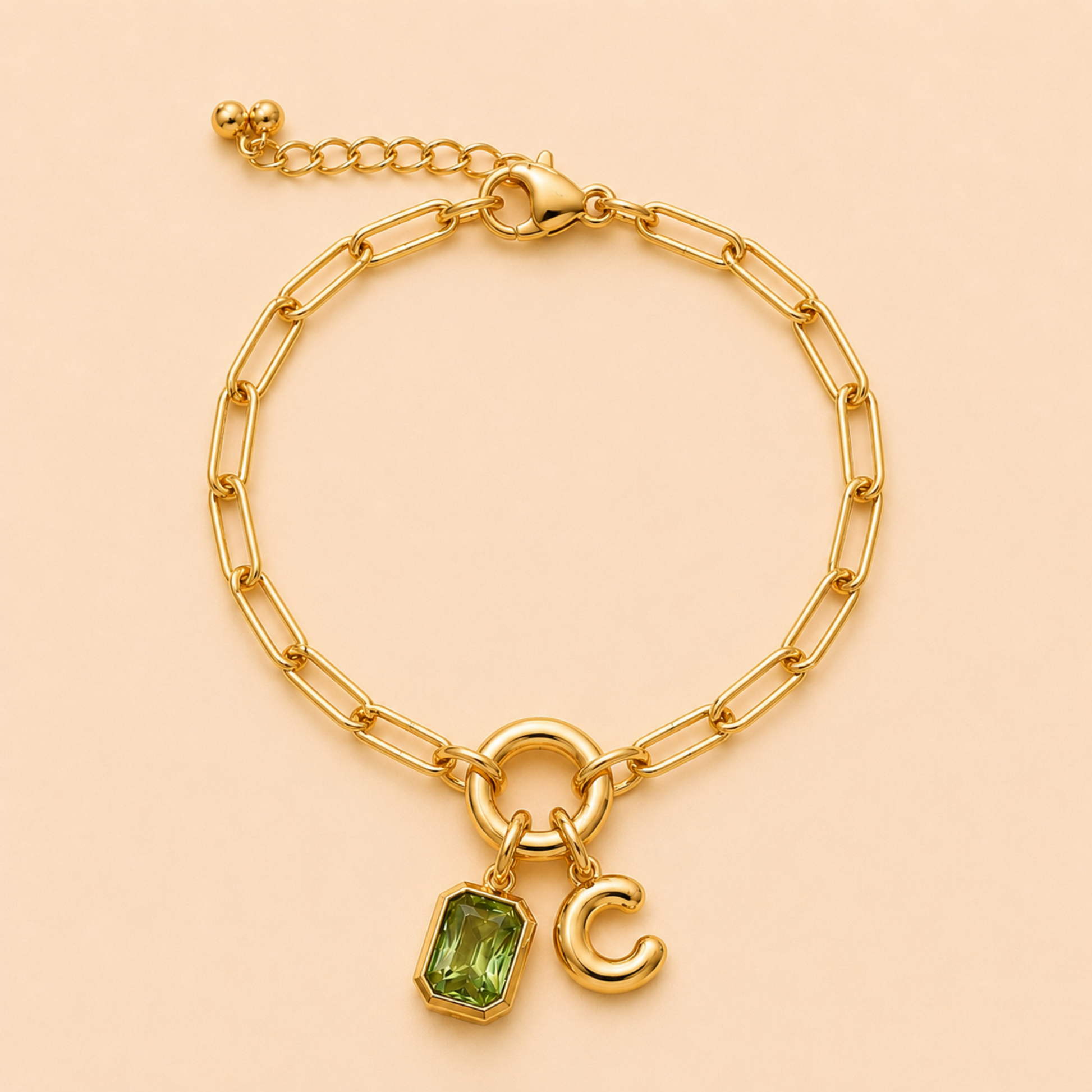 Séraphine Initial Bracelet