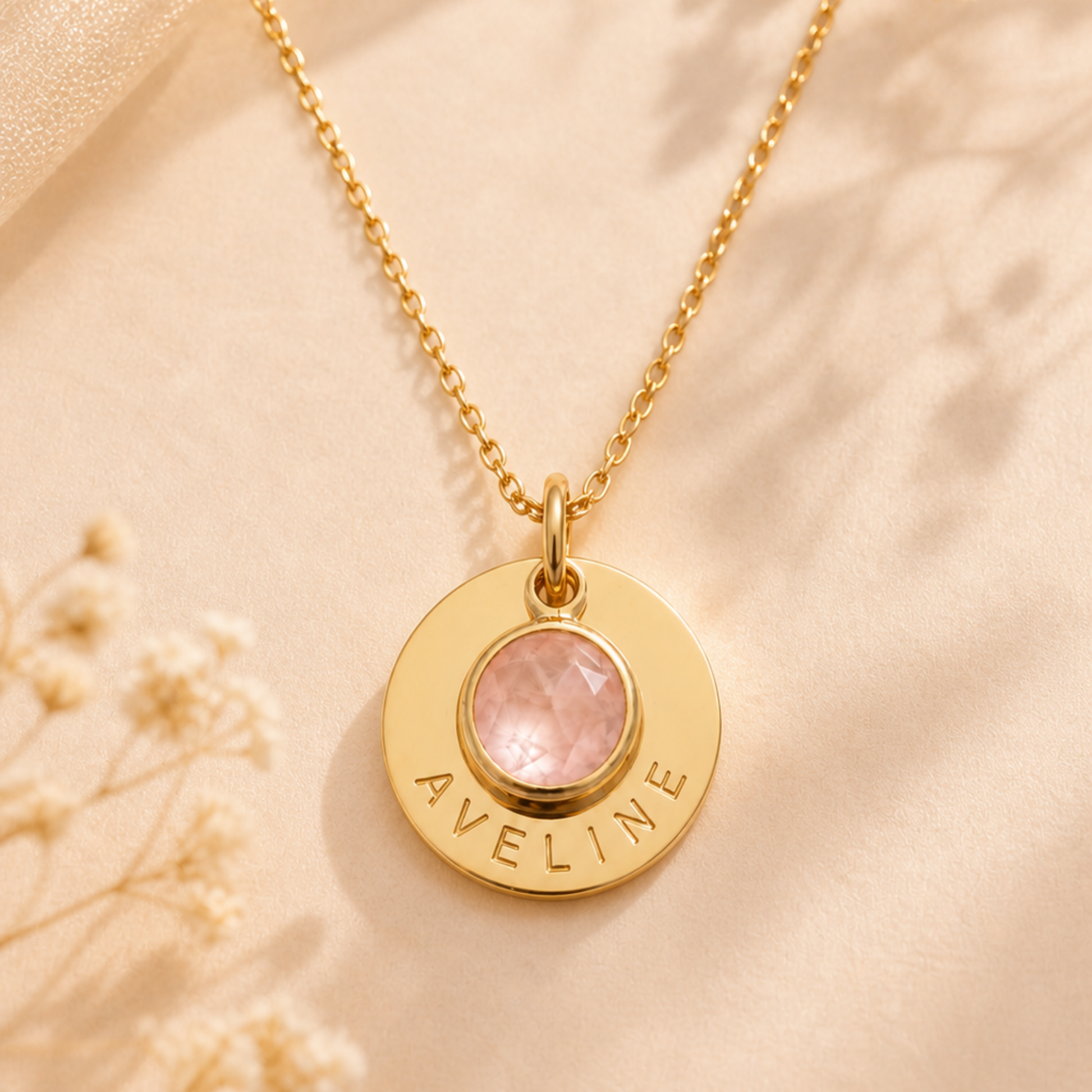 Aveline Birthstone Necklace