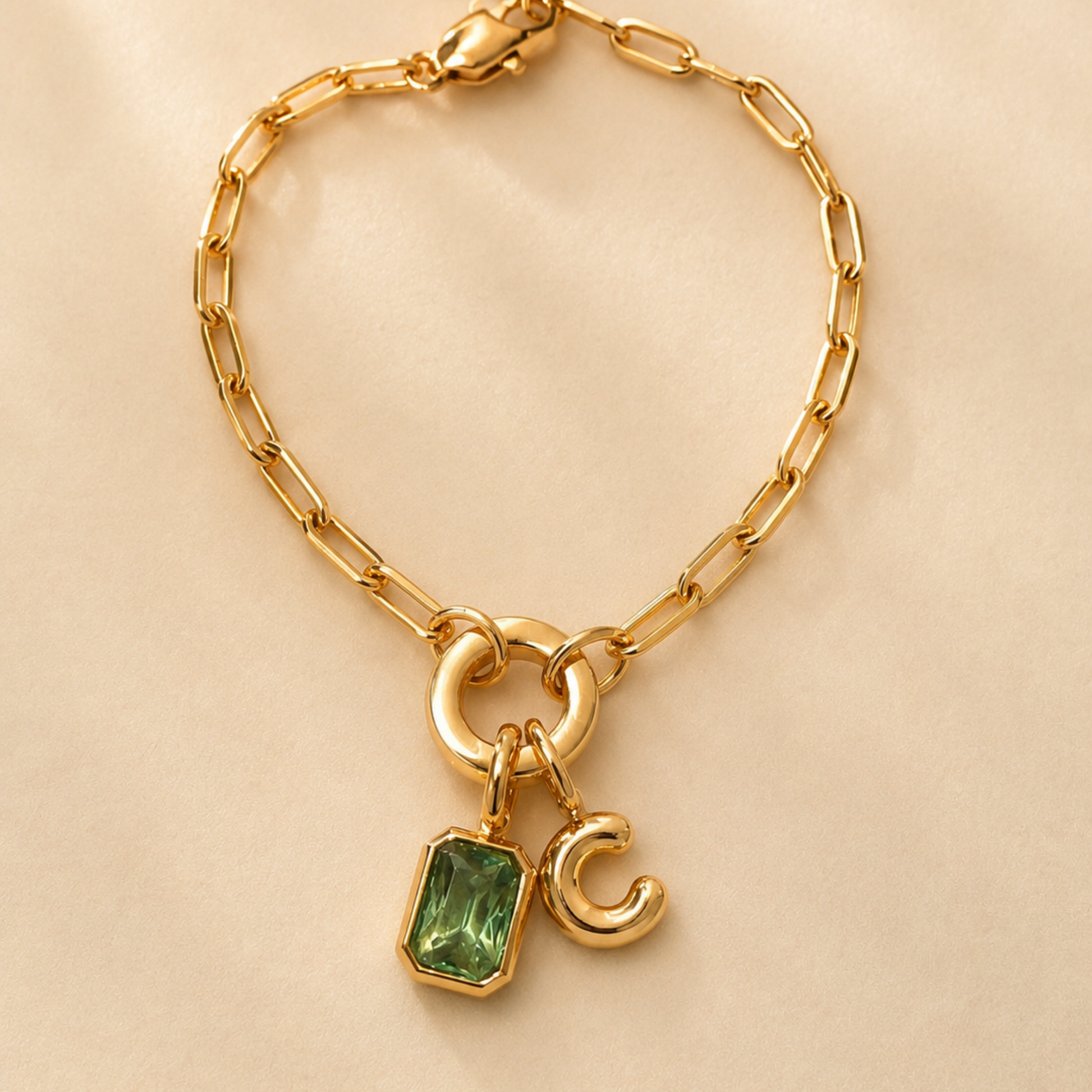 Séraphine Initial Bracelet
