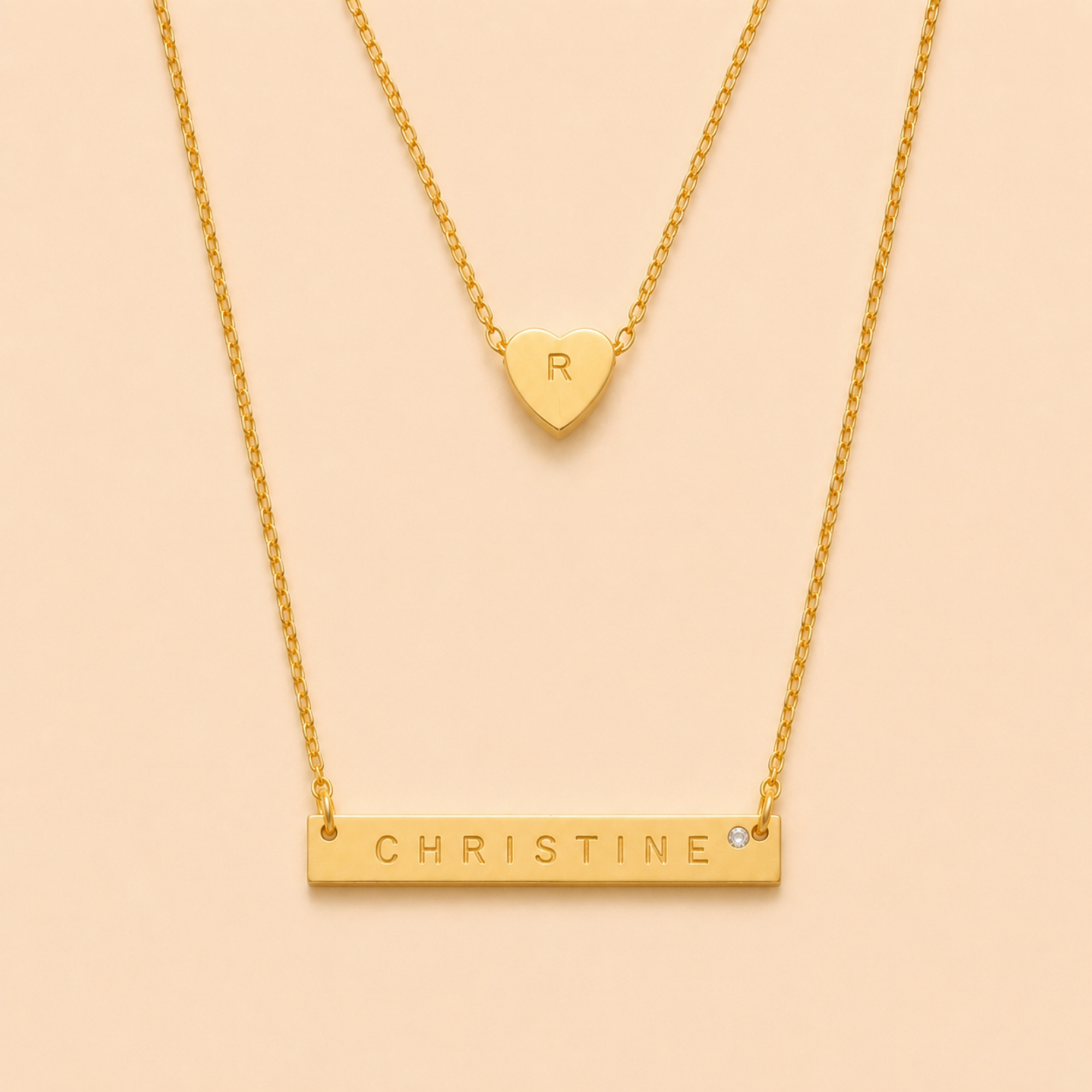 Dauphine Charm Layered Necklace