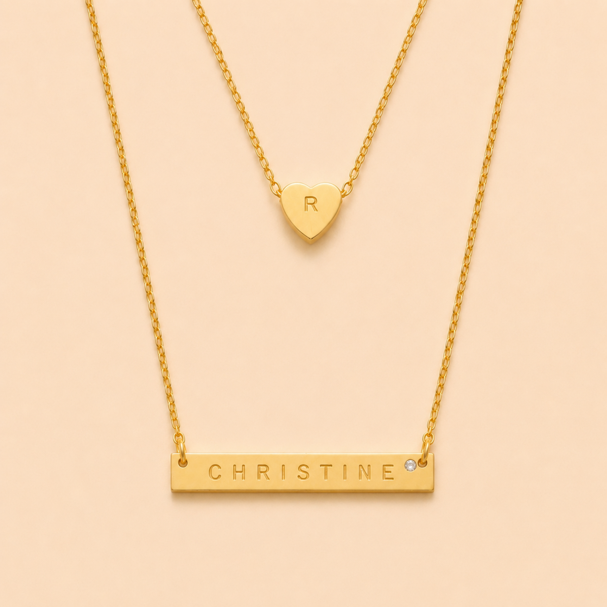 Dauphine Charm Layered Necklace