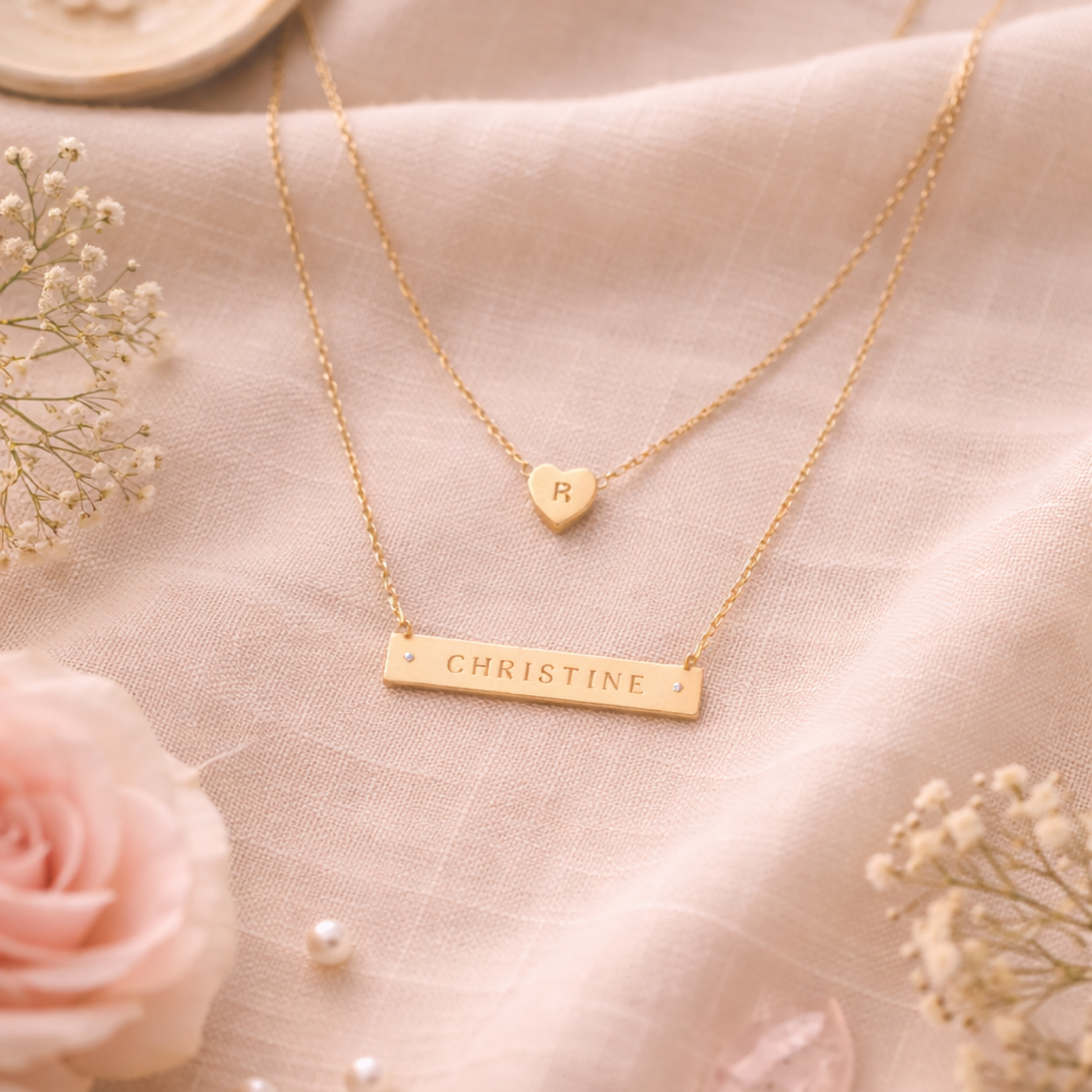 Dauphine Charm Layered Necklace