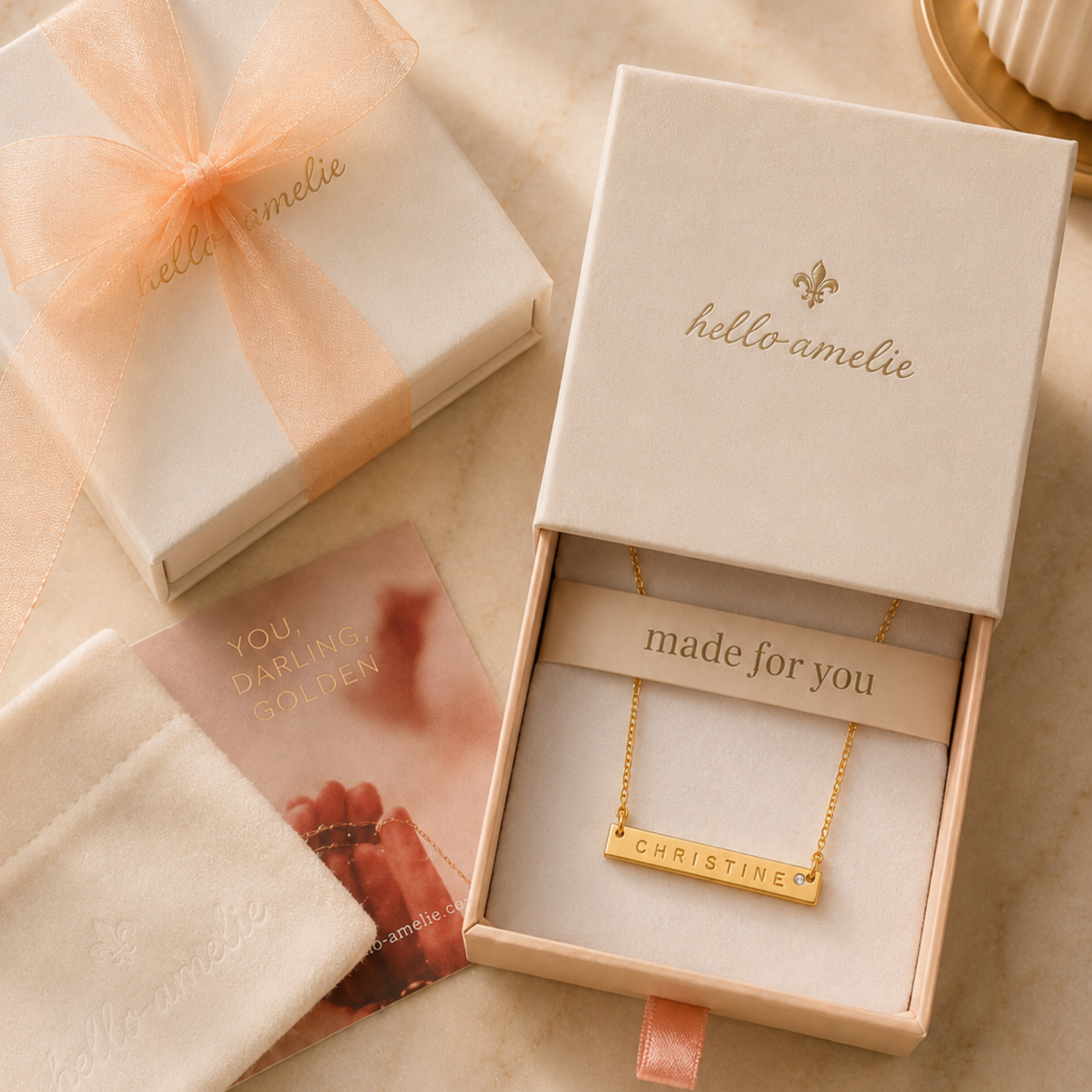 Dauphine Charm Layered Necklace