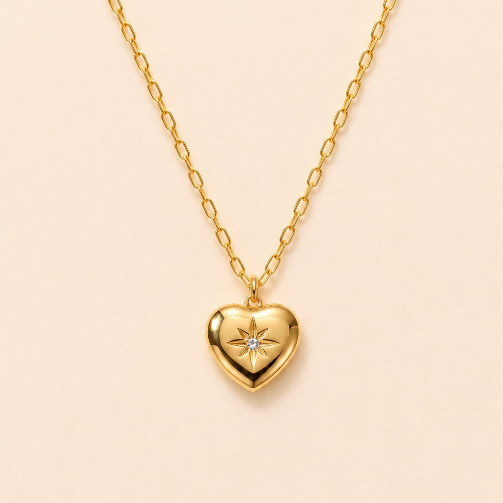 Celestine Heart Diamond Necklace