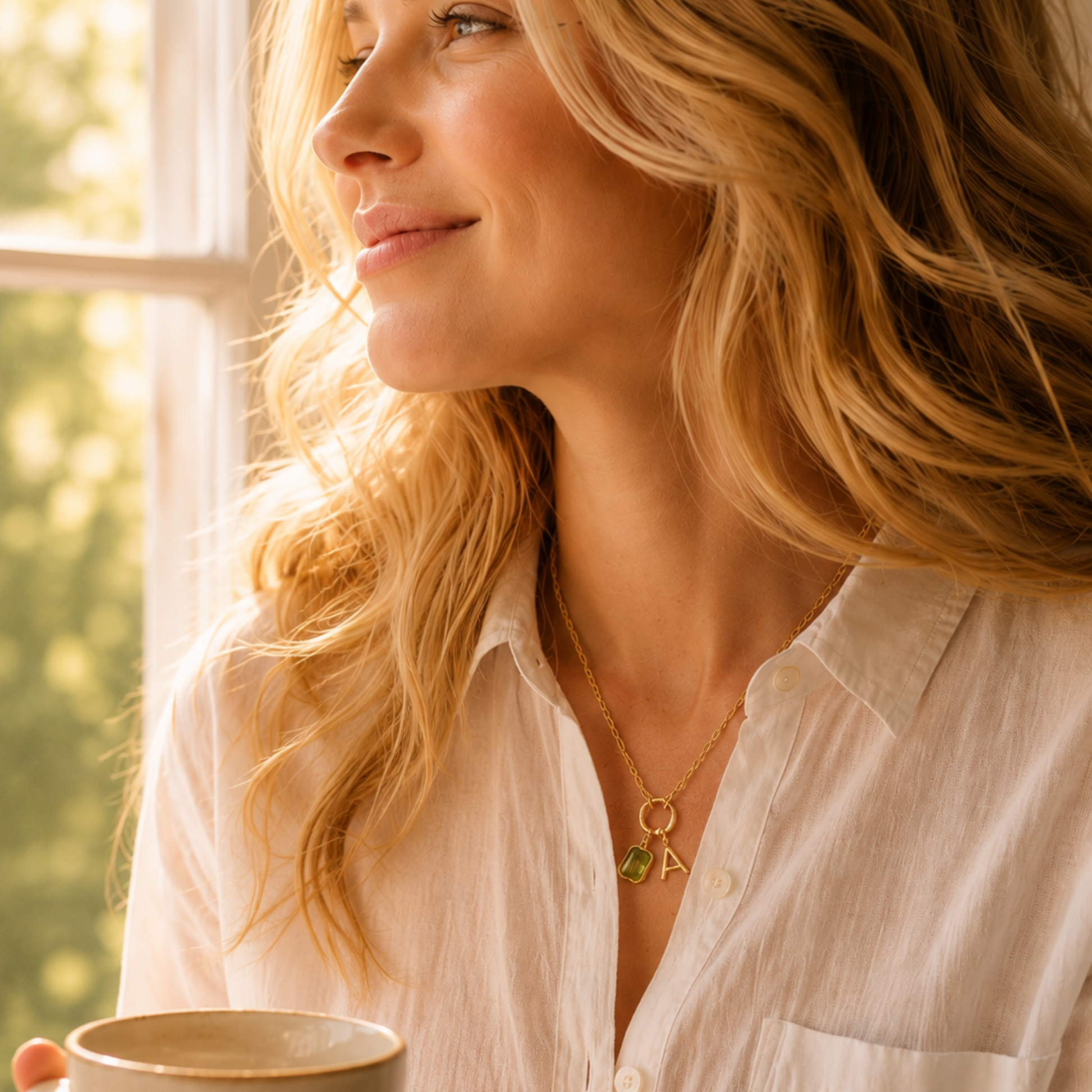 Seraphine Initial Necklace