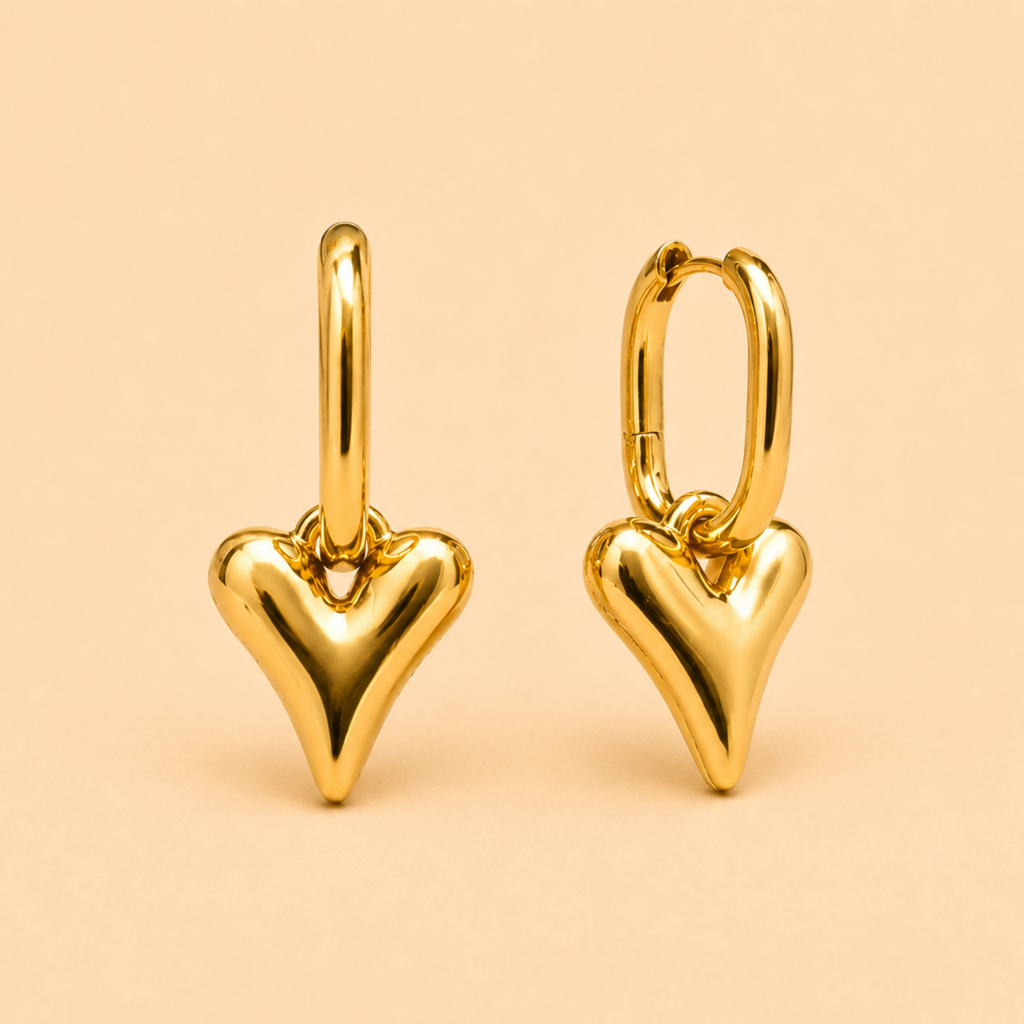 Solange Heart Drop Earring
