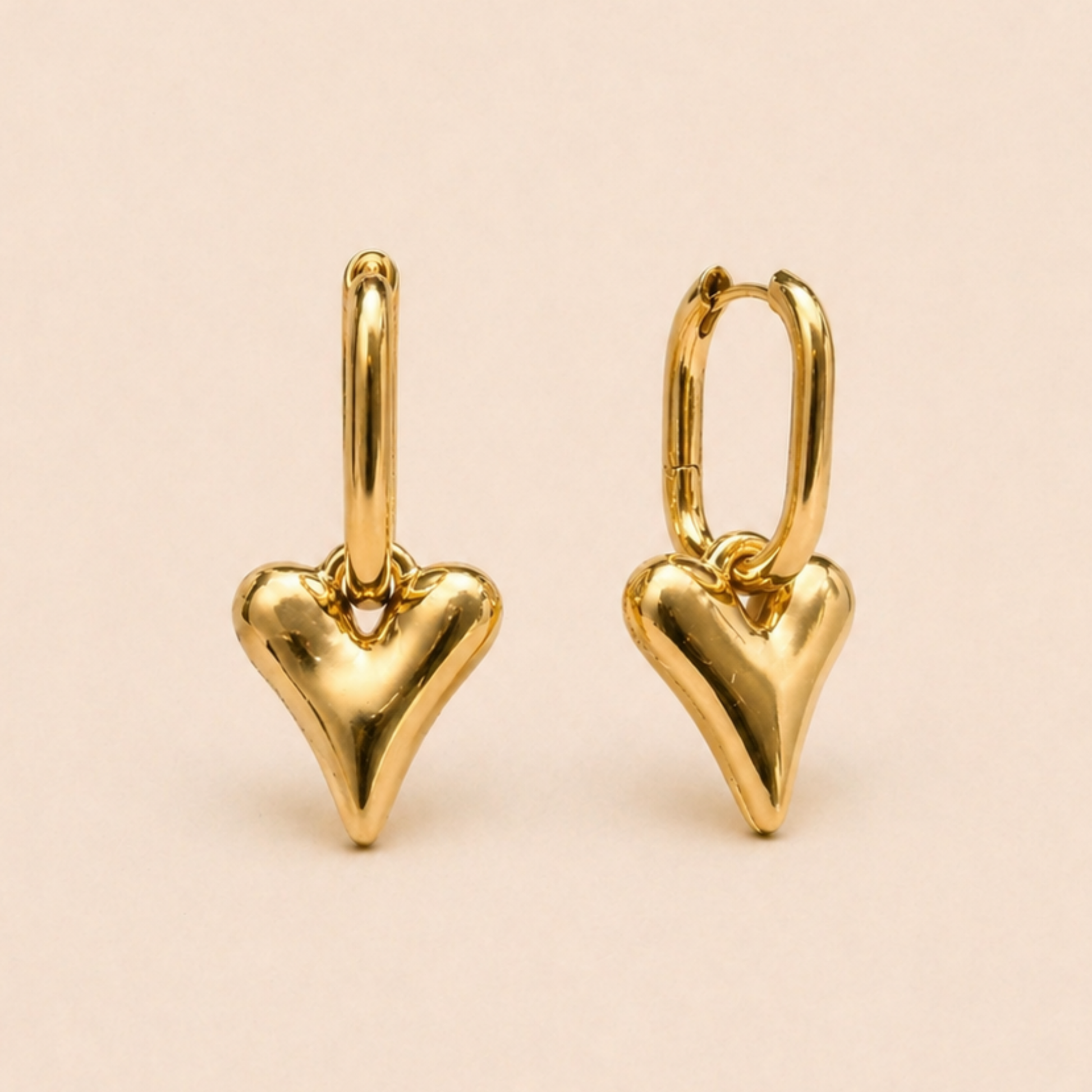 Solange Heart Drop Earring