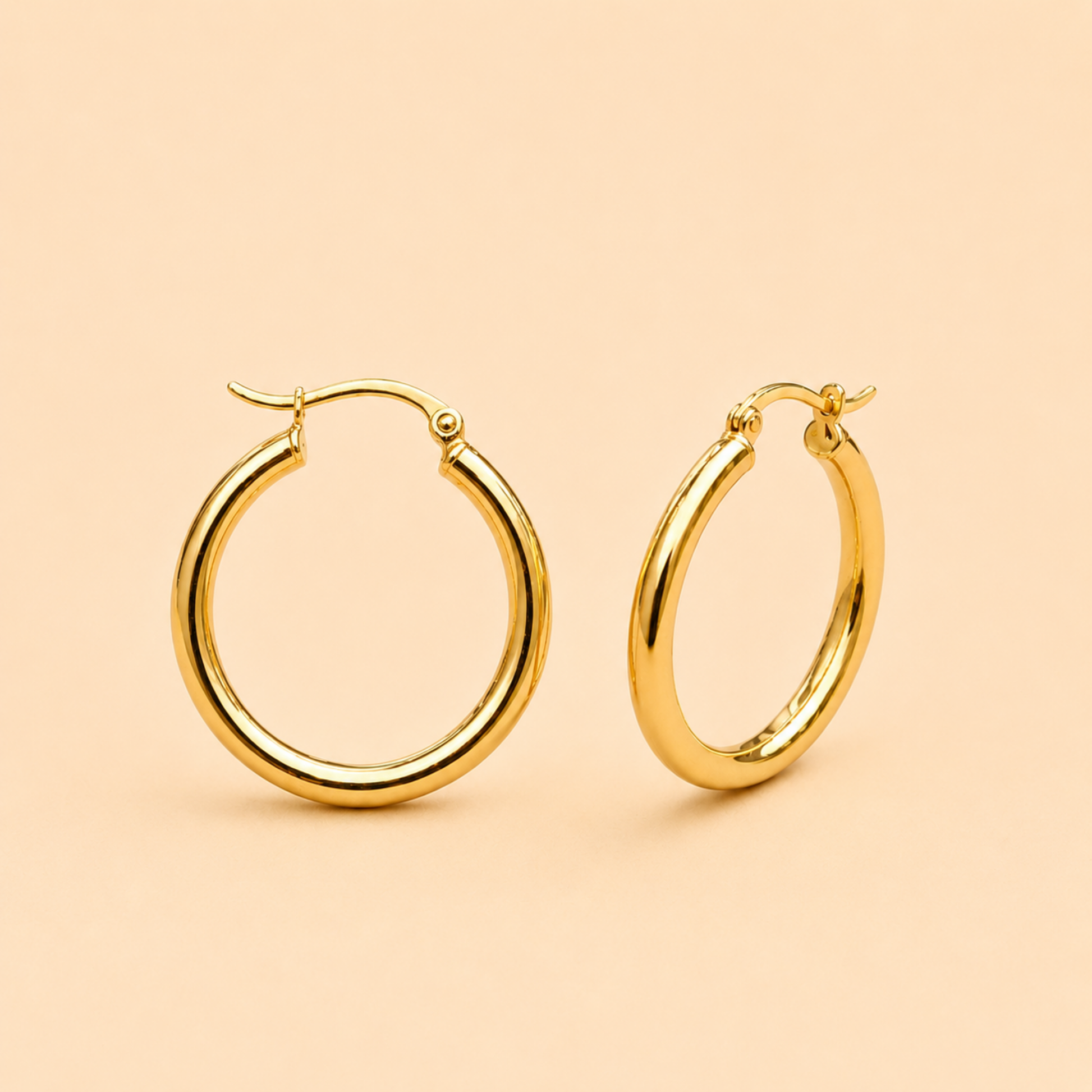 Delphine Vermeil Hoop Earrings