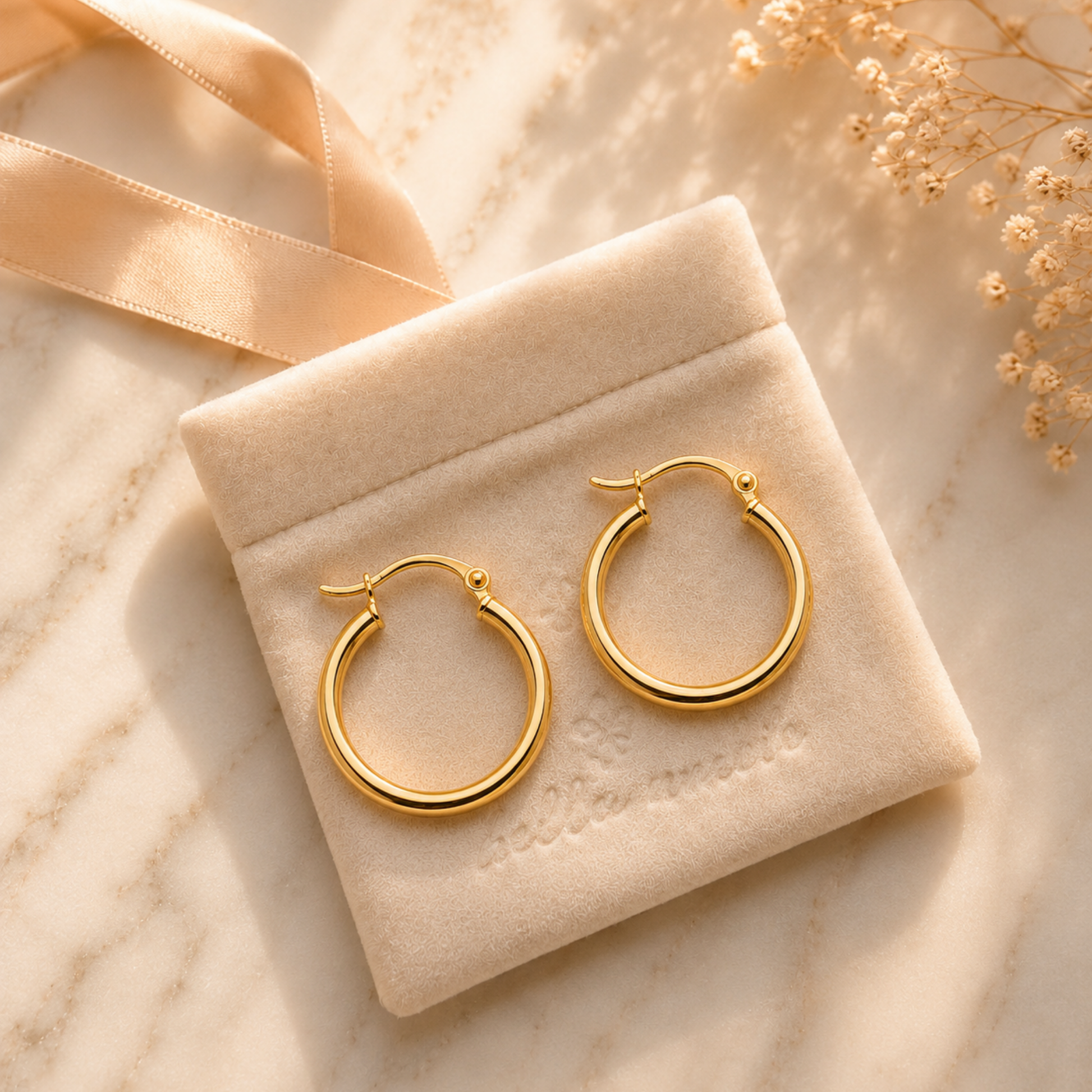 Delphine Vermeil Hoop Earrings