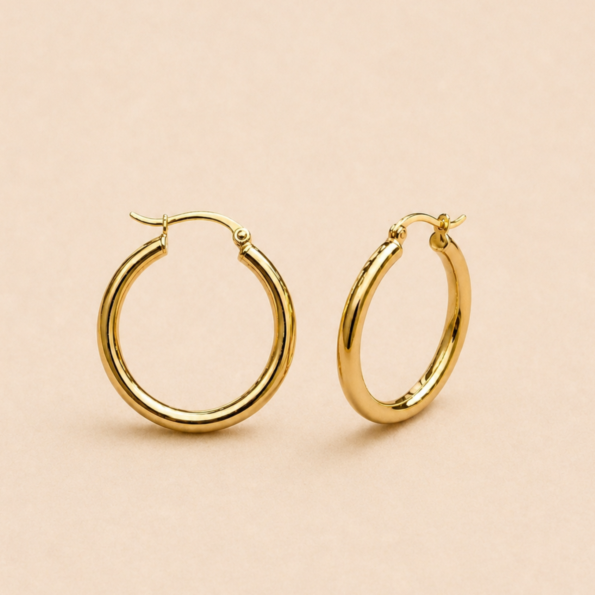 Delphine Vermeil Hoop Earrings