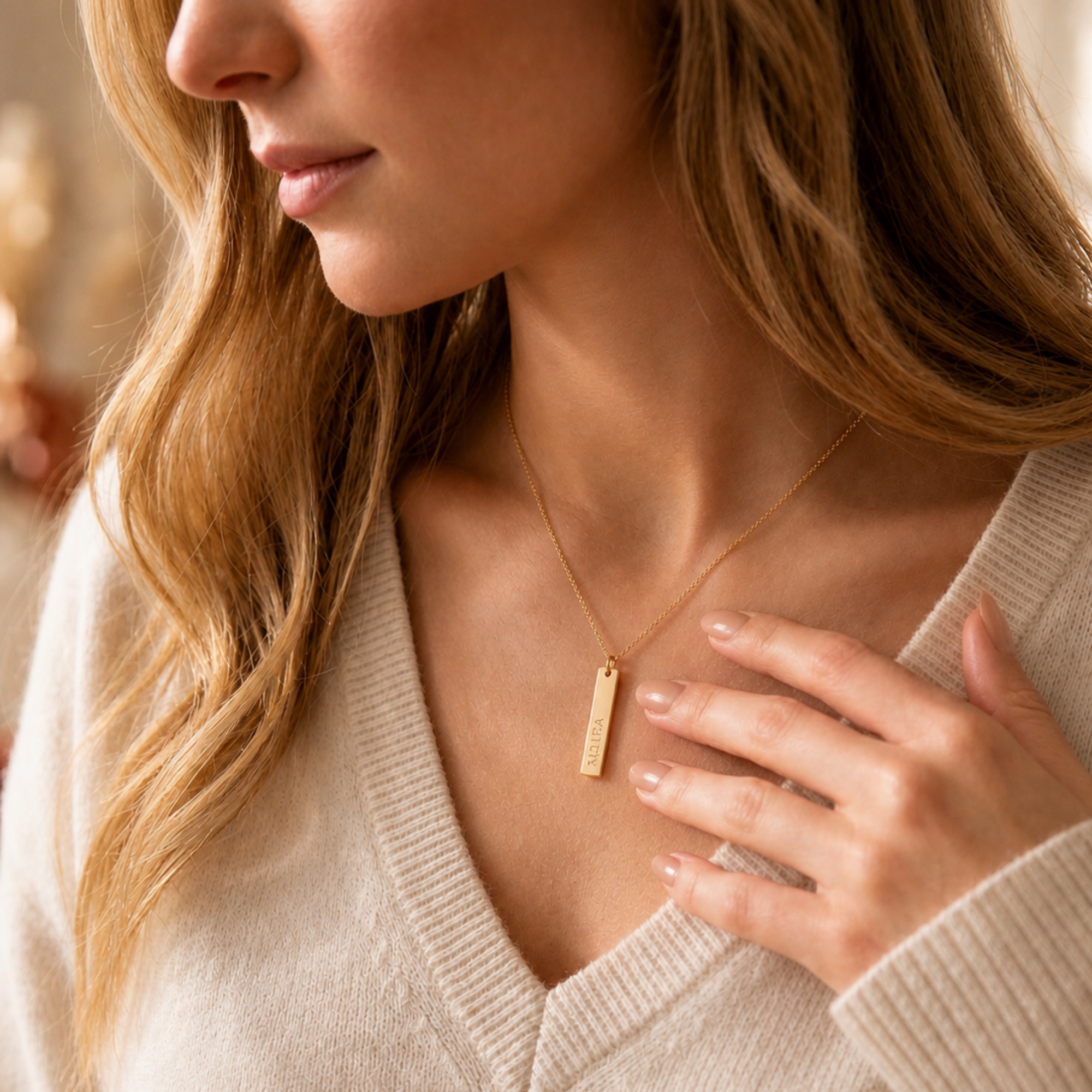 Sabine Bar Necklace