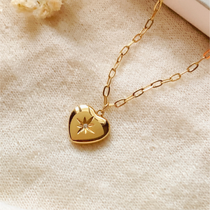 Heart Diamond Necklace
