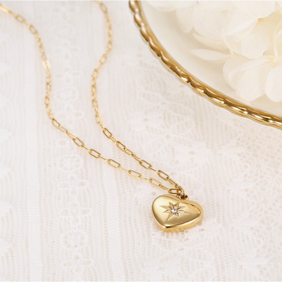 Heart Diamond Necklace