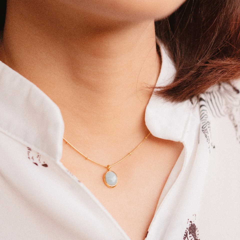 Aquamarine Necklace