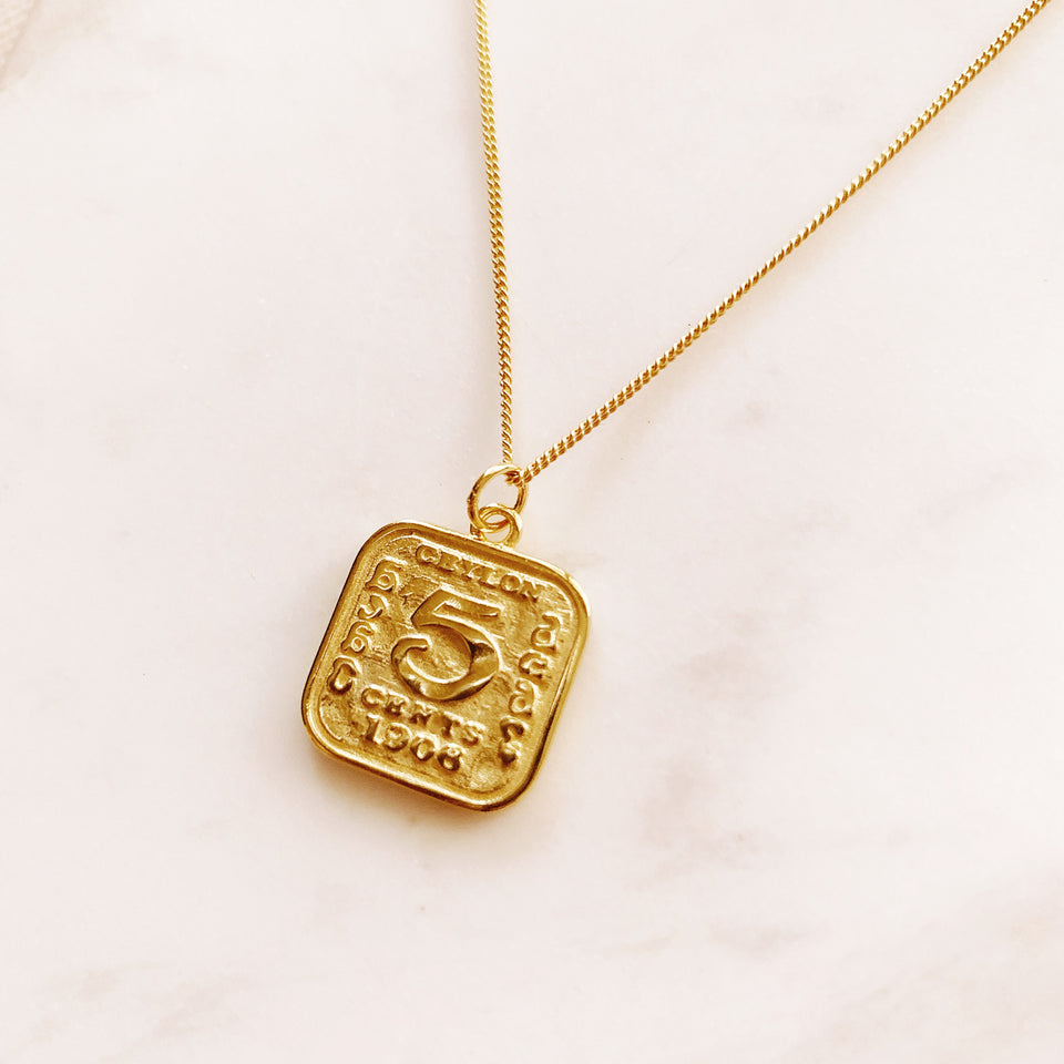 Ceylon Two-Way Vermeil Necklace