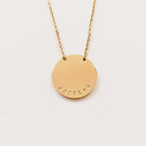 Aerin Disc Necklace