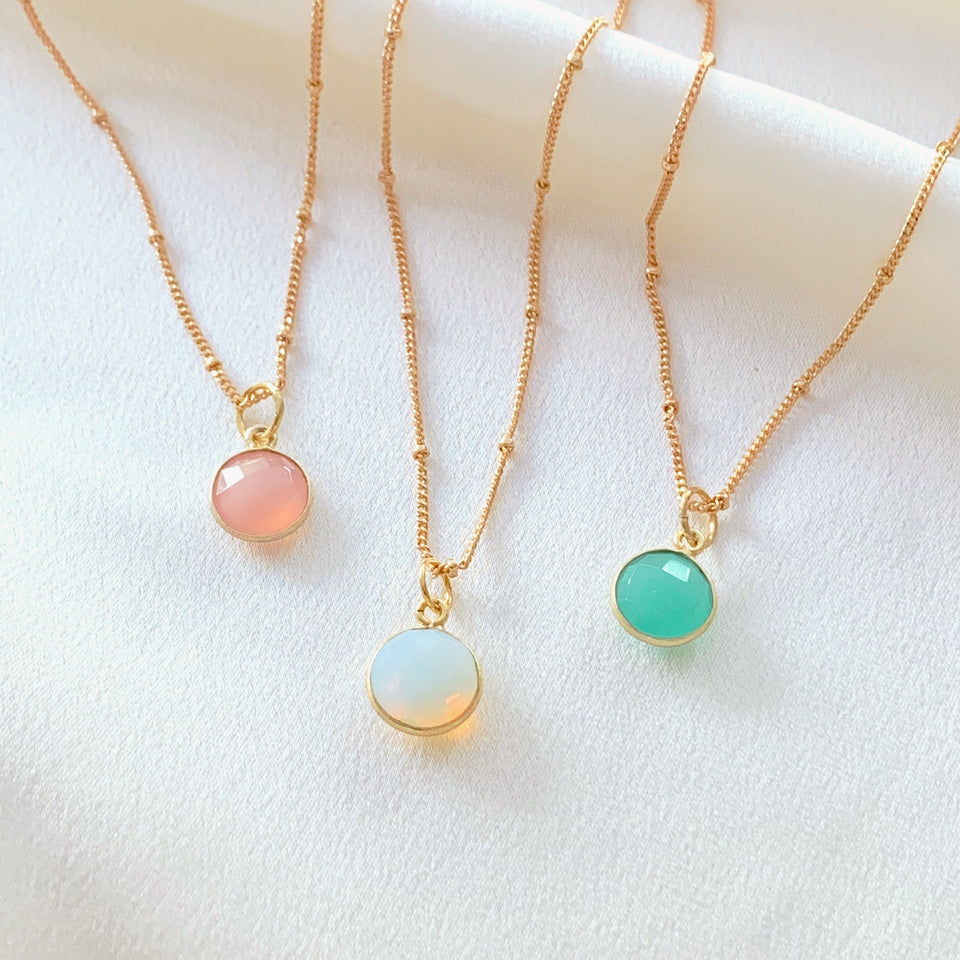 Amour Birthstone Necklace