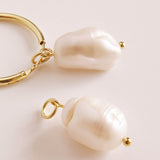 Vivienne Pearl Hoops