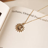 Sun And Moon Vermeil Necklace
