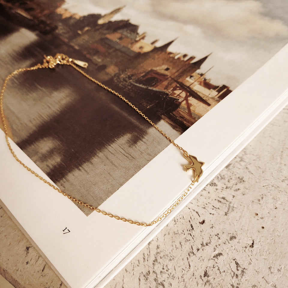 Lark Sideways Vermeil Choker