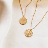 Poppy Reversible Disc Necklace